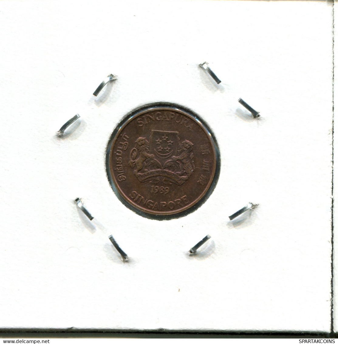 1 CENT 1989 SINGAPUR SINGAPORE Münze #AX127.D - Singapour