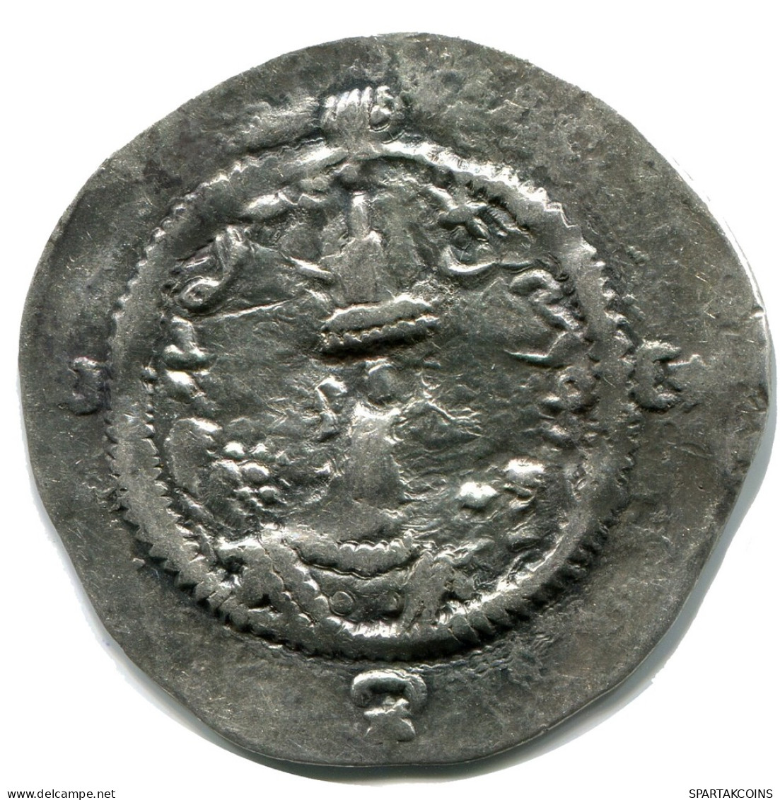 SASSANIAN HORMIZD IV Silver Drachm Mitch-ACW.1073-1099 #AH196.4.D - Orientales