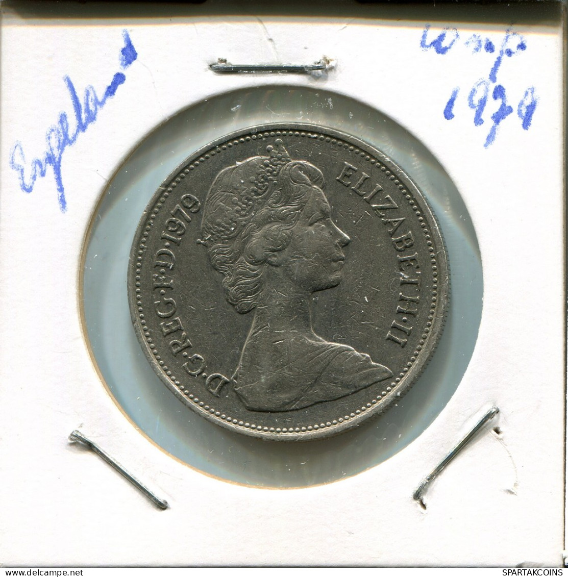 10 NEW PENCE 1979 UK GROßBRITANNIEN GREAT BRITAIN Münze #AN543.D - 10 Pence & 10 New Pence