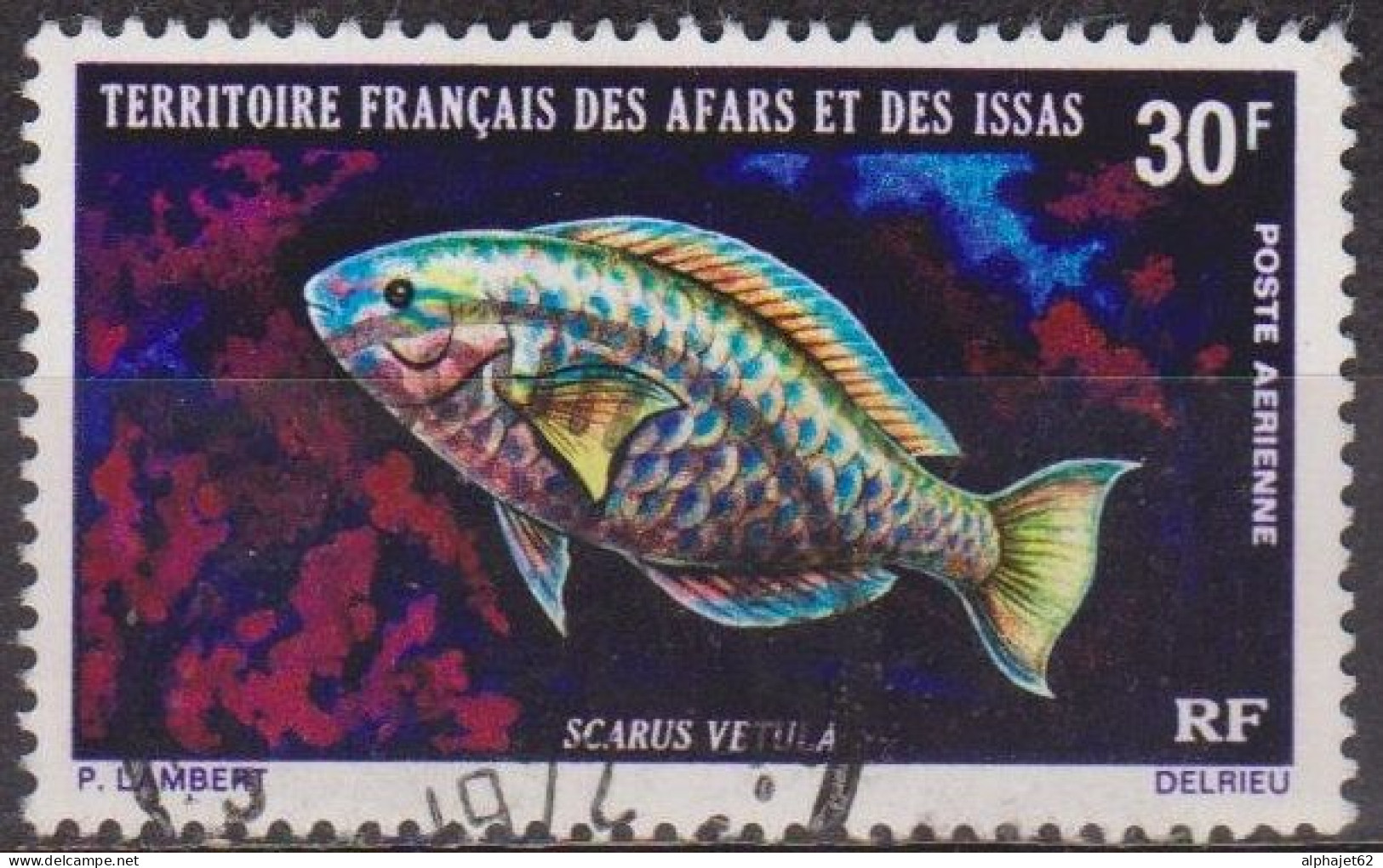 Faune Marine - AFARS ET ISSAS - Poisson - Scarus Vetula - N° 66 - 1971 - Oblitérés