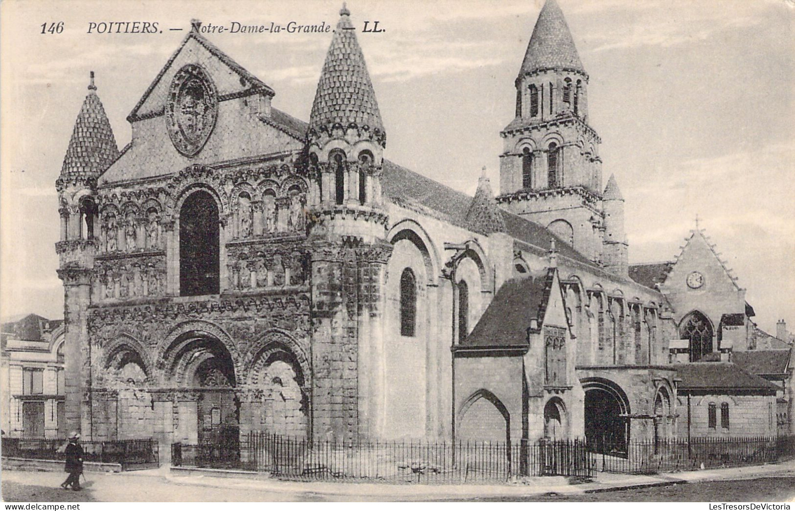 FRANCE - 86 - POITIERS - Notre Dame La Grande - LL - Carte Postale Ancienne - Poitiers