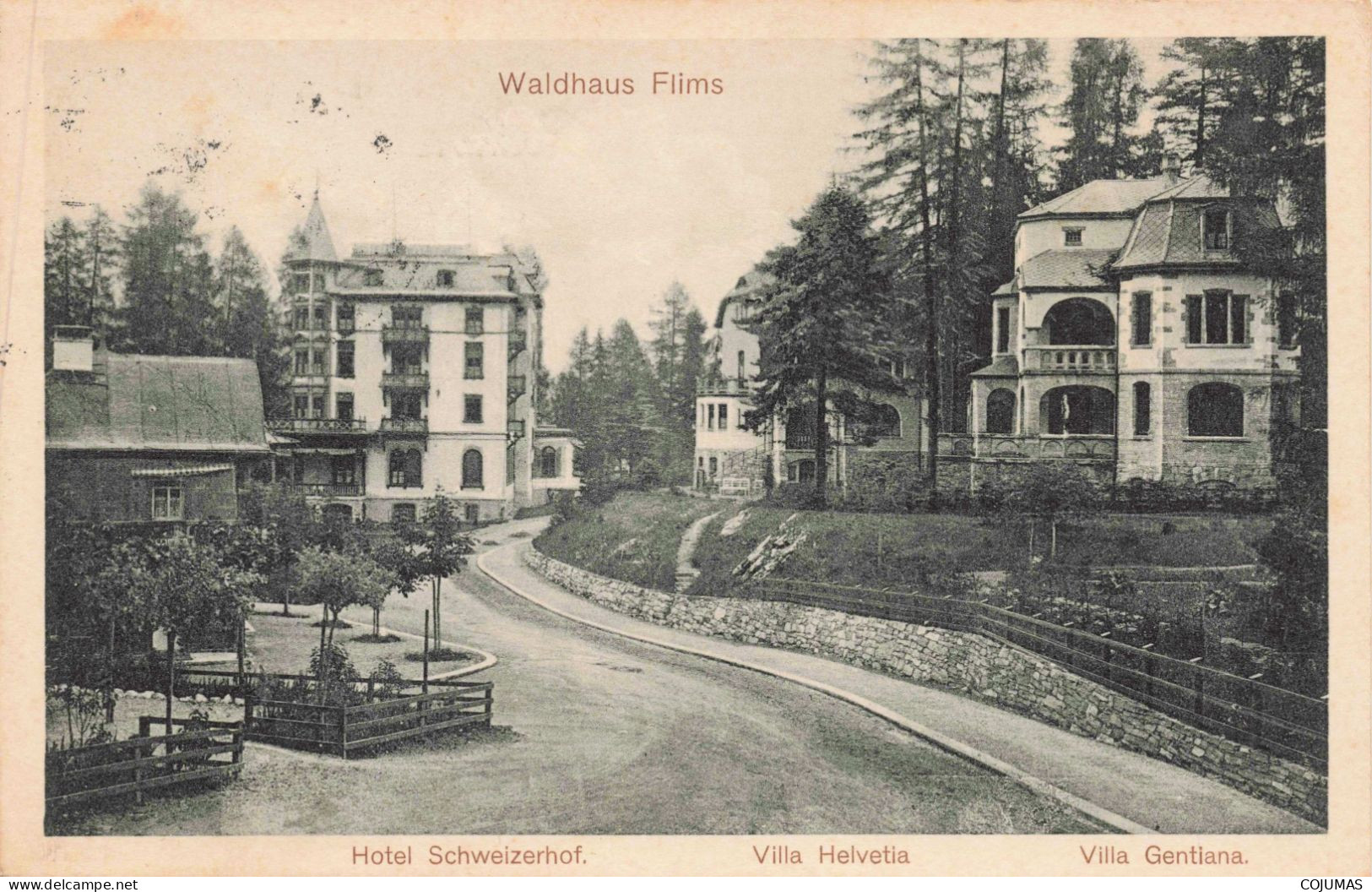 SUISSE - S14687 - Waldhaus Flims Hotel Schweizerhof Villa Helvetia Villa Gentiana - L23 - Flims