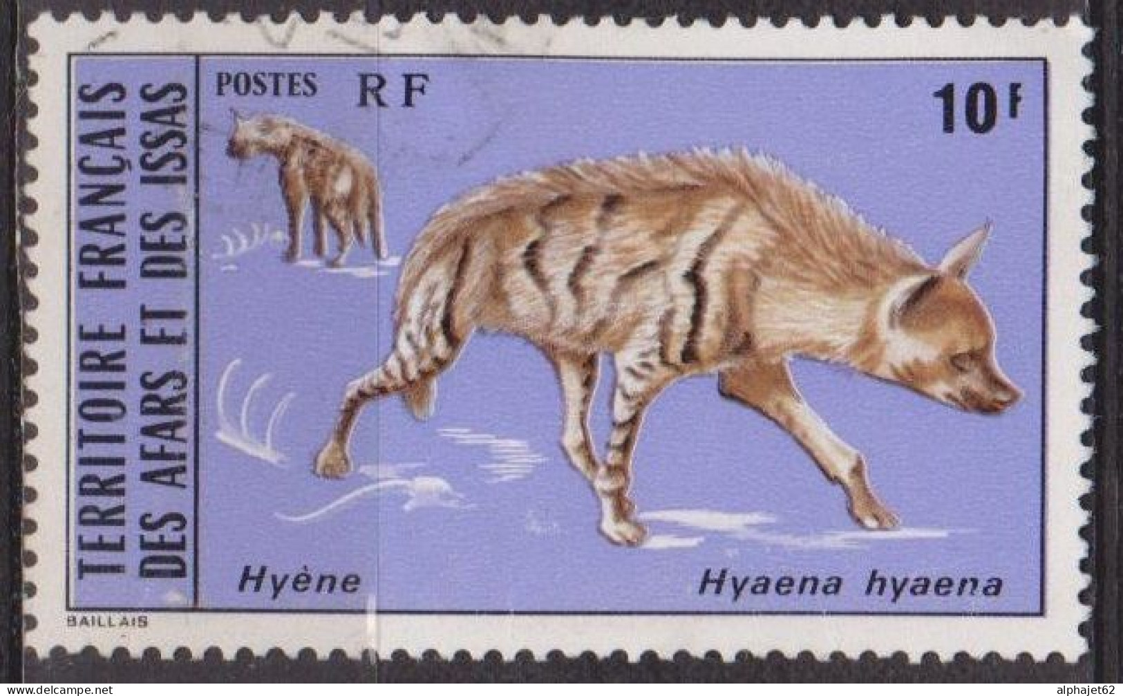 Faune Sauvage - AFARS ET ISSAS - Hyène - N° 416 - 1976 - Oblitérés