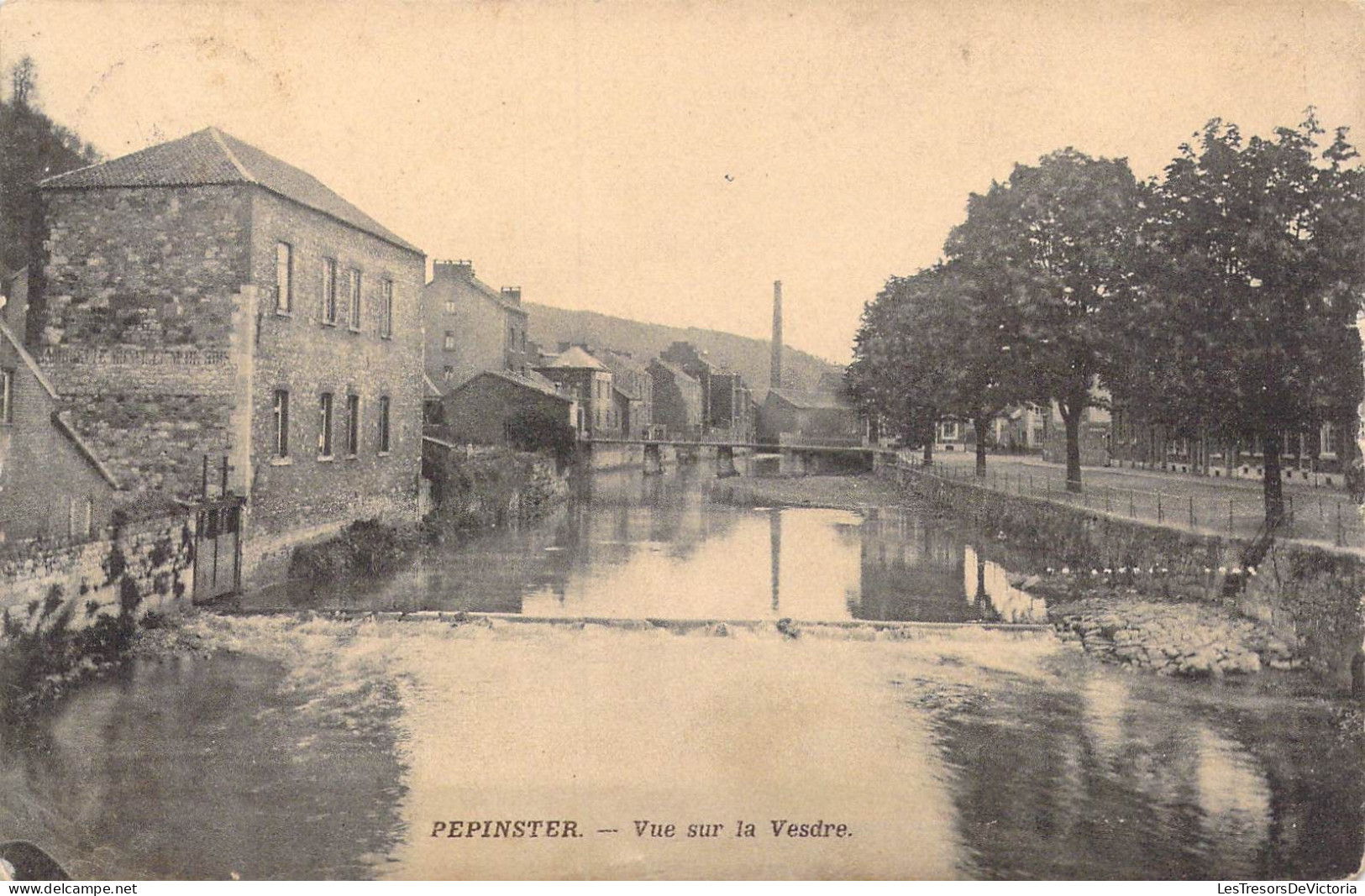 BELGIQUE - Pepinster - Vue Sur La Vesdre - Carte Postale Ancienne - Pepinster