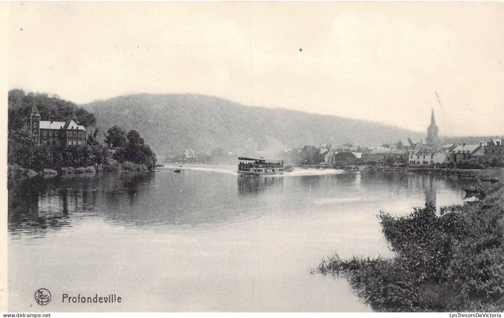 BELGIQUE - Profondeville - Bateaux - Lac - Carte Postale Ancienne - Profondeville