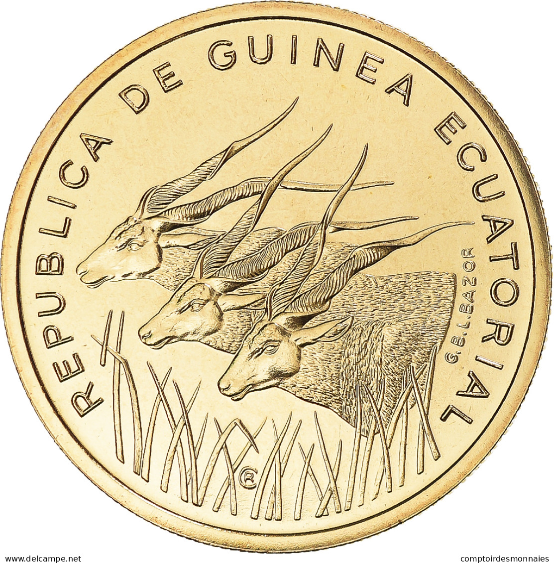 Monnaie, Guinée Équatoriale, 25 Francos, 1985, Monnaie De Paris, ESSAI, FDC - Guinea Equatoriale