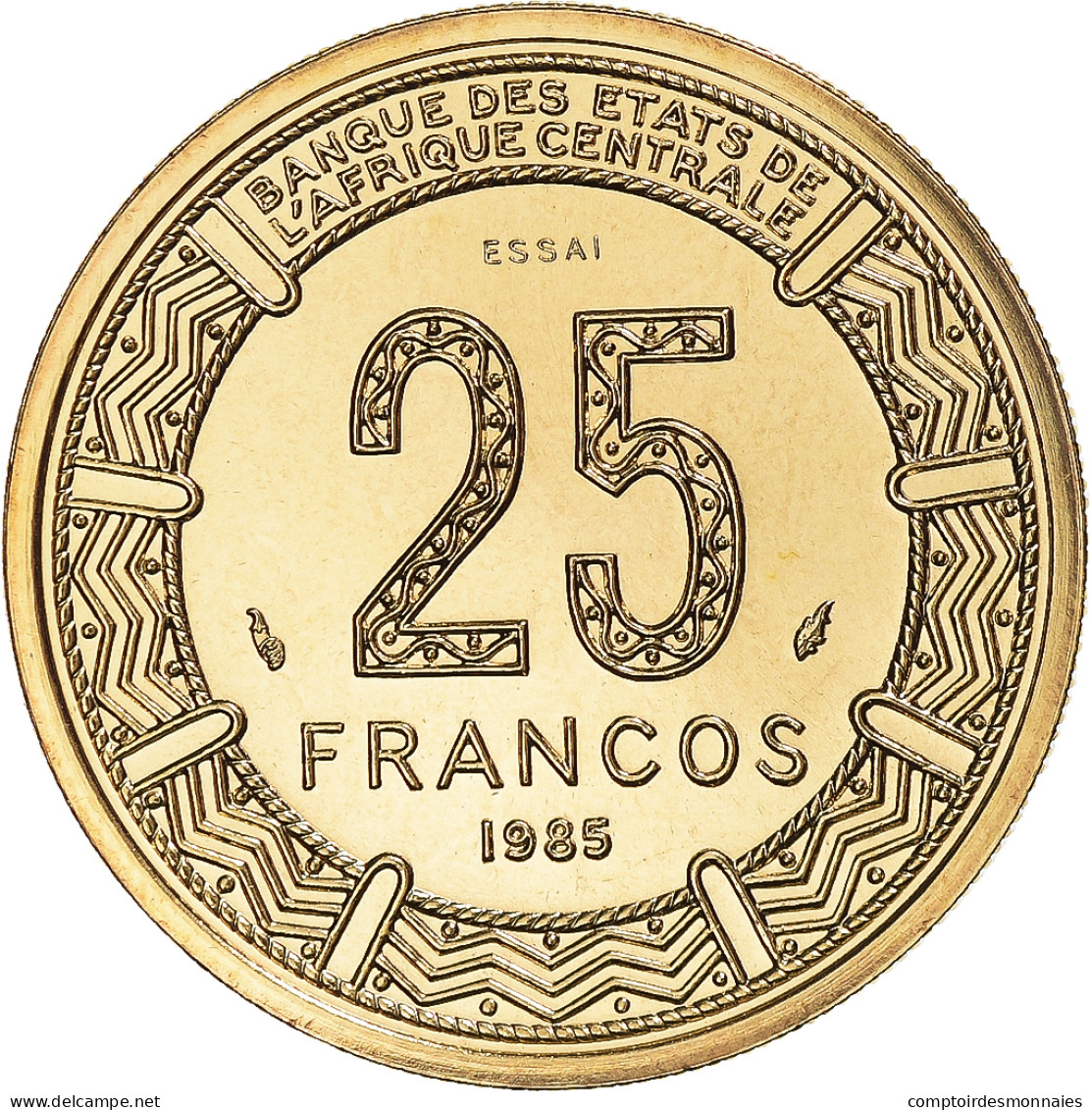 Monnaie, Guinée Équatoriale, 25 Francos, 1985, Monnaie De Paris, ESSAI, FDC - Equatorial Guinea