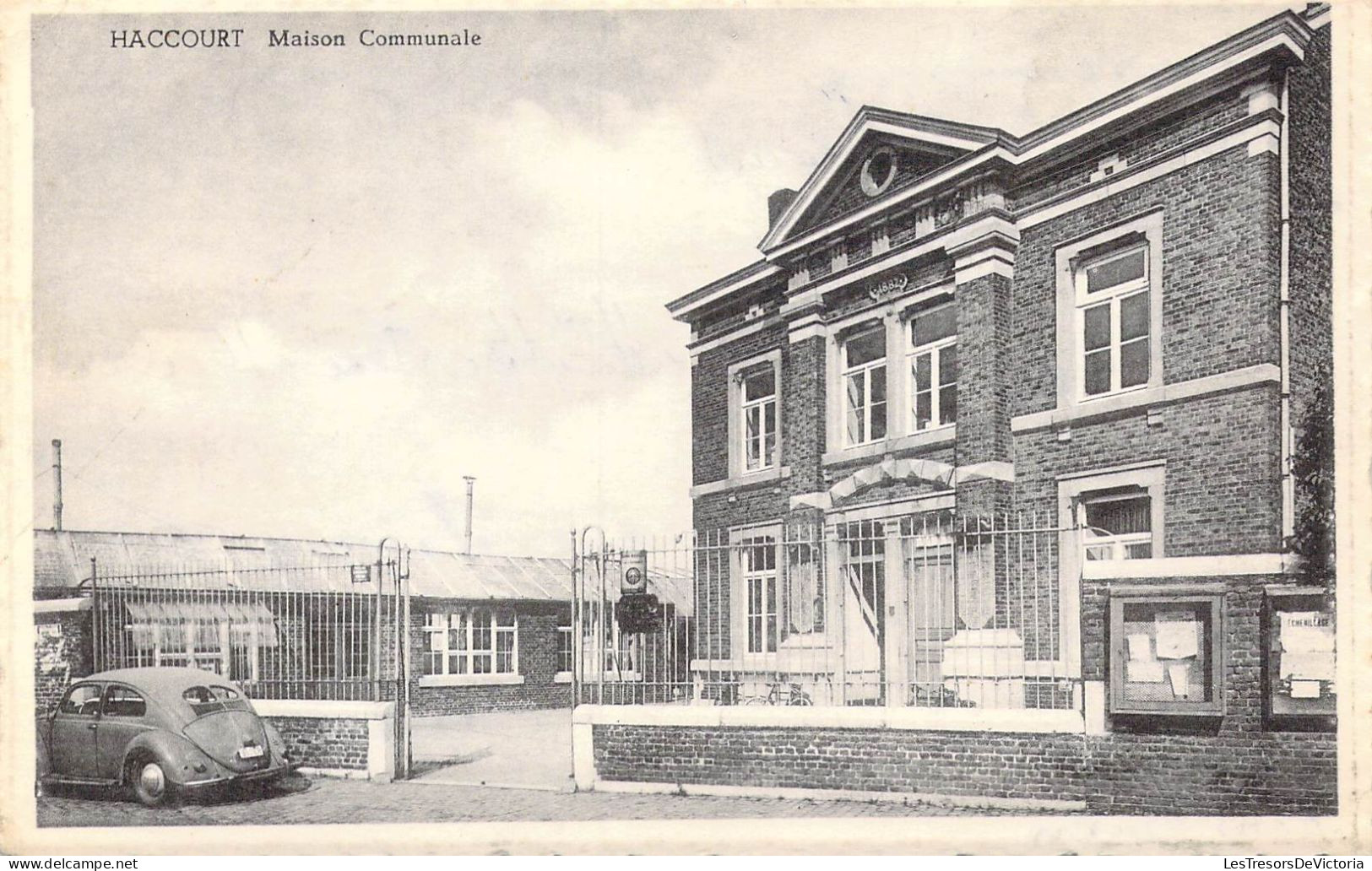 BELGIQUE - Haccourt - Maison Communale - Carte Postale Ancienne - Sonstige & Ohne Zuordnung