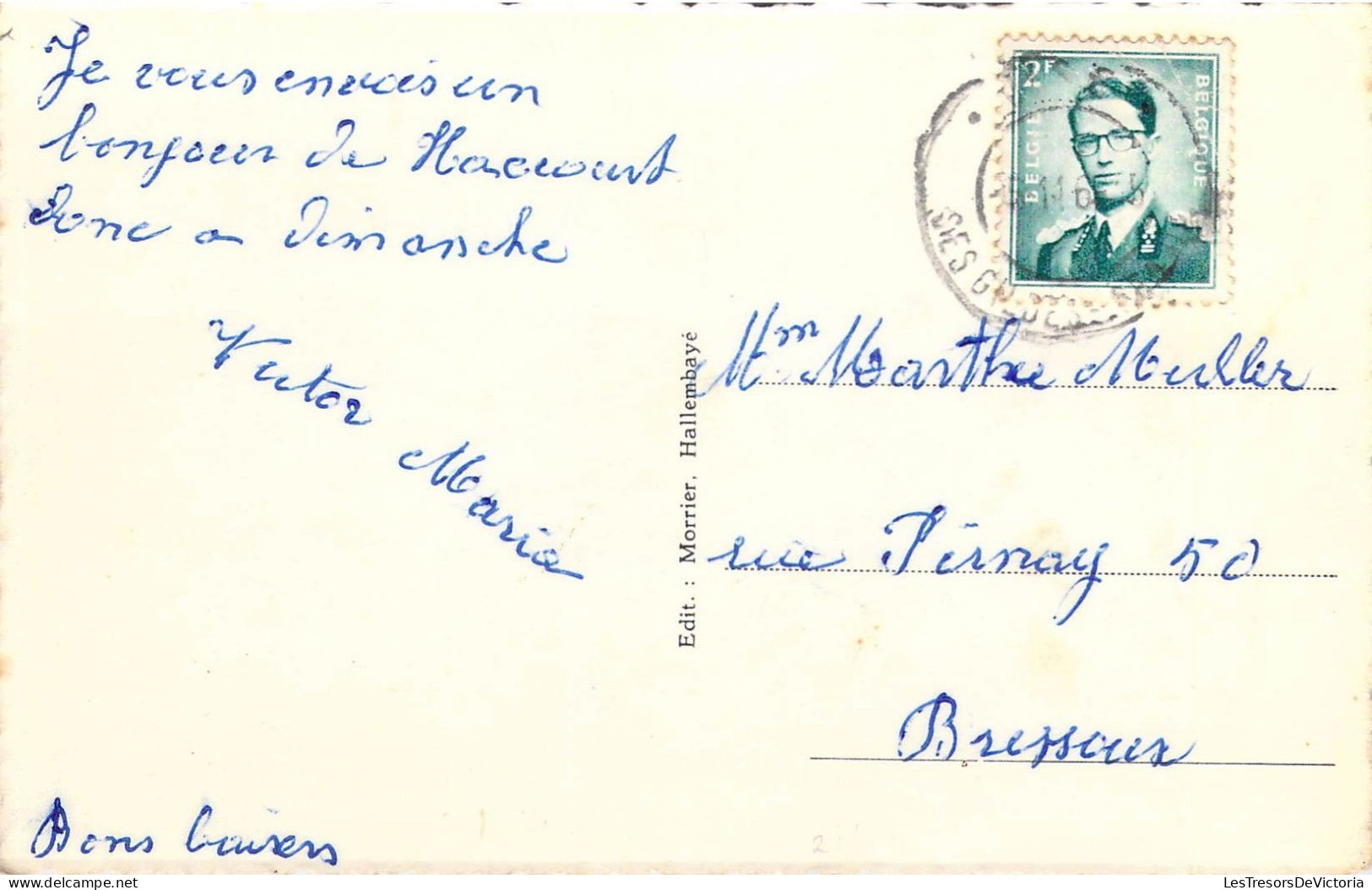 BELGIQUE - Haccourt - Maison Communale - Carte Postale Ancienne - Sonstige & Ohne Zuordnung