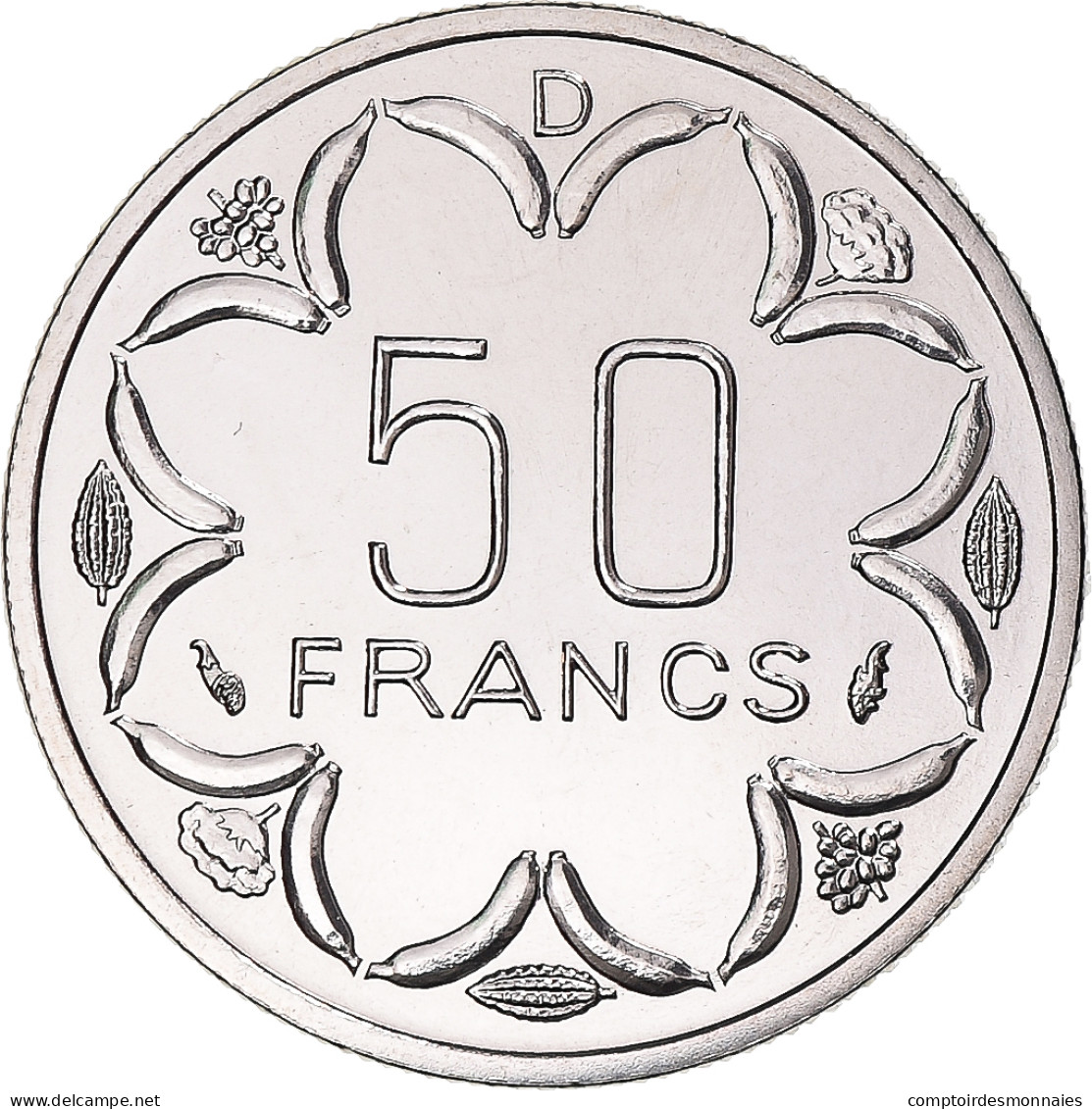 Monnaie, Cameroun, 50 Francs, 1976, Monnaie De Paris, ESSAI, FDC, Nickel, KM:E8 - Cameroon