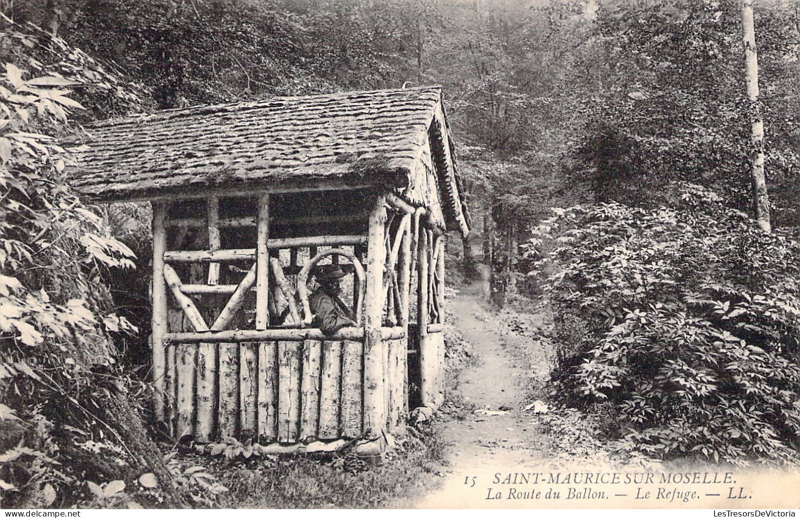 FRANCE - SAINT MAURICE SUR MOSELLE - La Route Du Ballon - Le Refuge - Carte Postale Ancienne - Autres & Non Classés