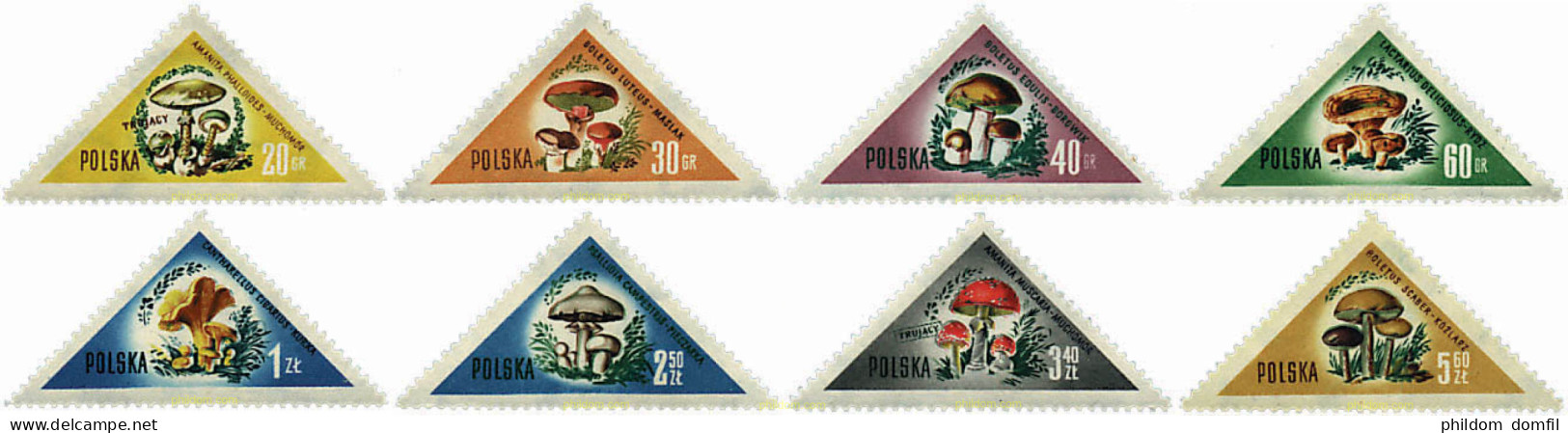 34541 MNH POLONIA 1959 SETAS - Sonstige & Ohne Zuordnung