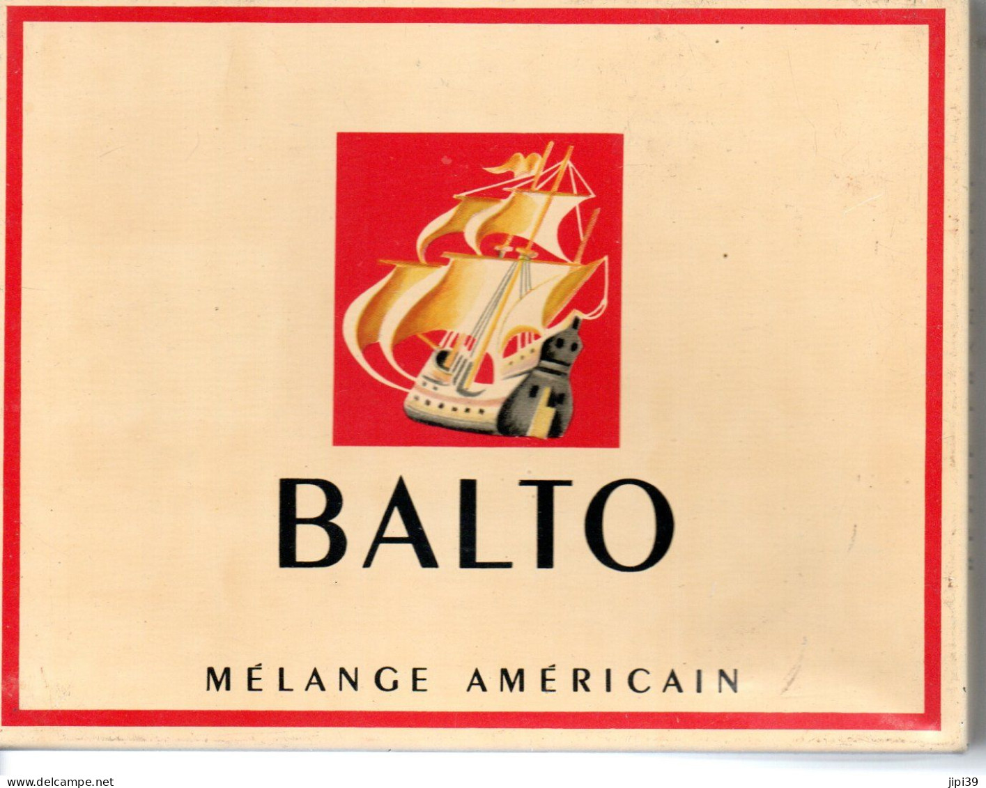 Boite Métallique BALTO - Empty Tobacco Boxes