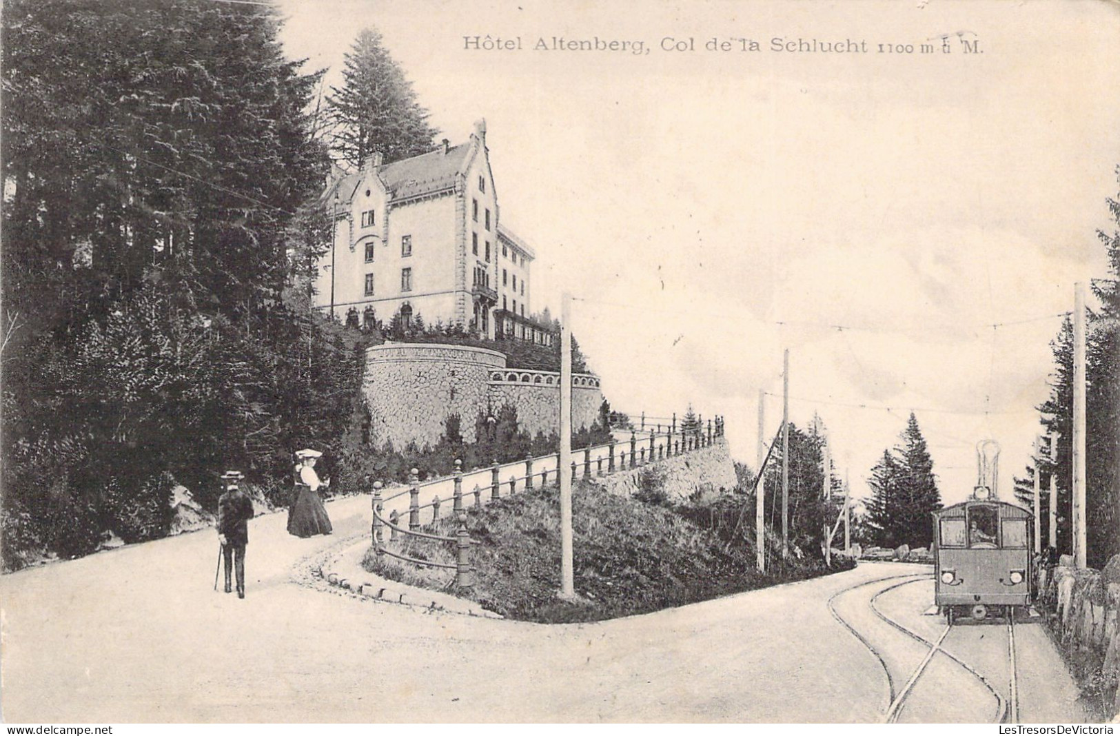 FRANCE - Col De La Schlucht - Hôtel Altenberg - Le Sentier Du Frankenthal - Carte Postale Ancienne - Autres & Non Classés