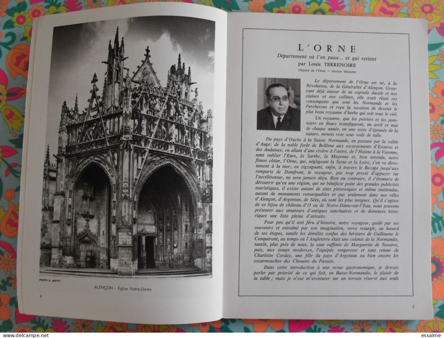 La France à Table N° 104. 1963. Orne. Alençon Domfront Argentan Gacé L'aigle Bellême Mortagne Longny Sées. Gastronomie - Tourism & Regions