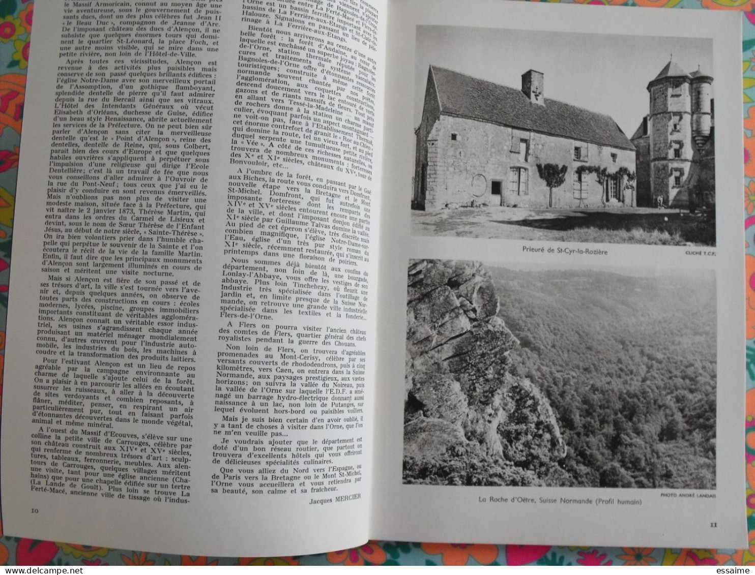 La France à table n° 104. 1963. Orne. Alençon domfront argentan gacé l'aigle bellême mortagne longny sées. gastronomie