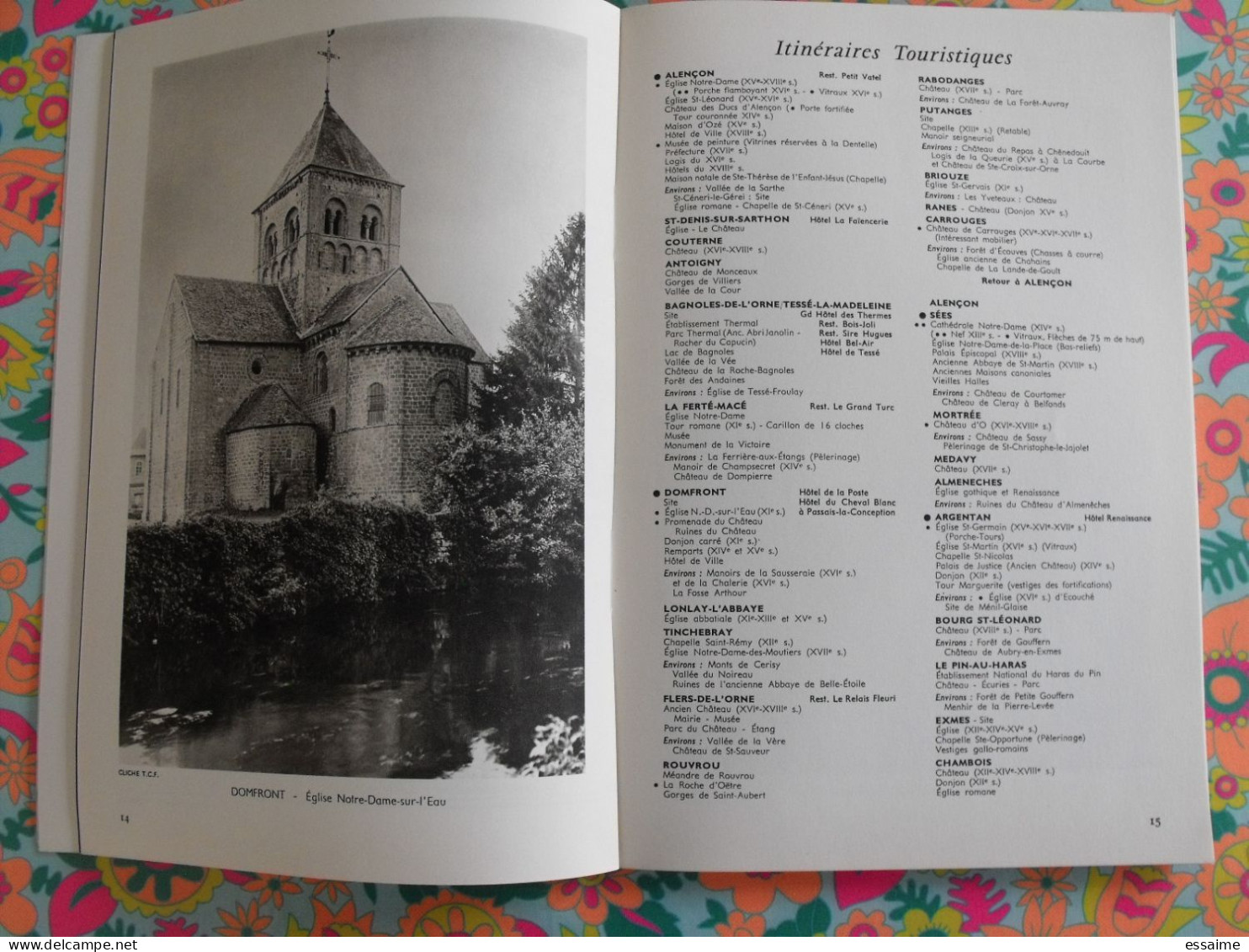 La France à table n° 104. 1963. Orne. Alençon domfront argentan gacé l'aigle bellême mortagne longny sées. gastronomie