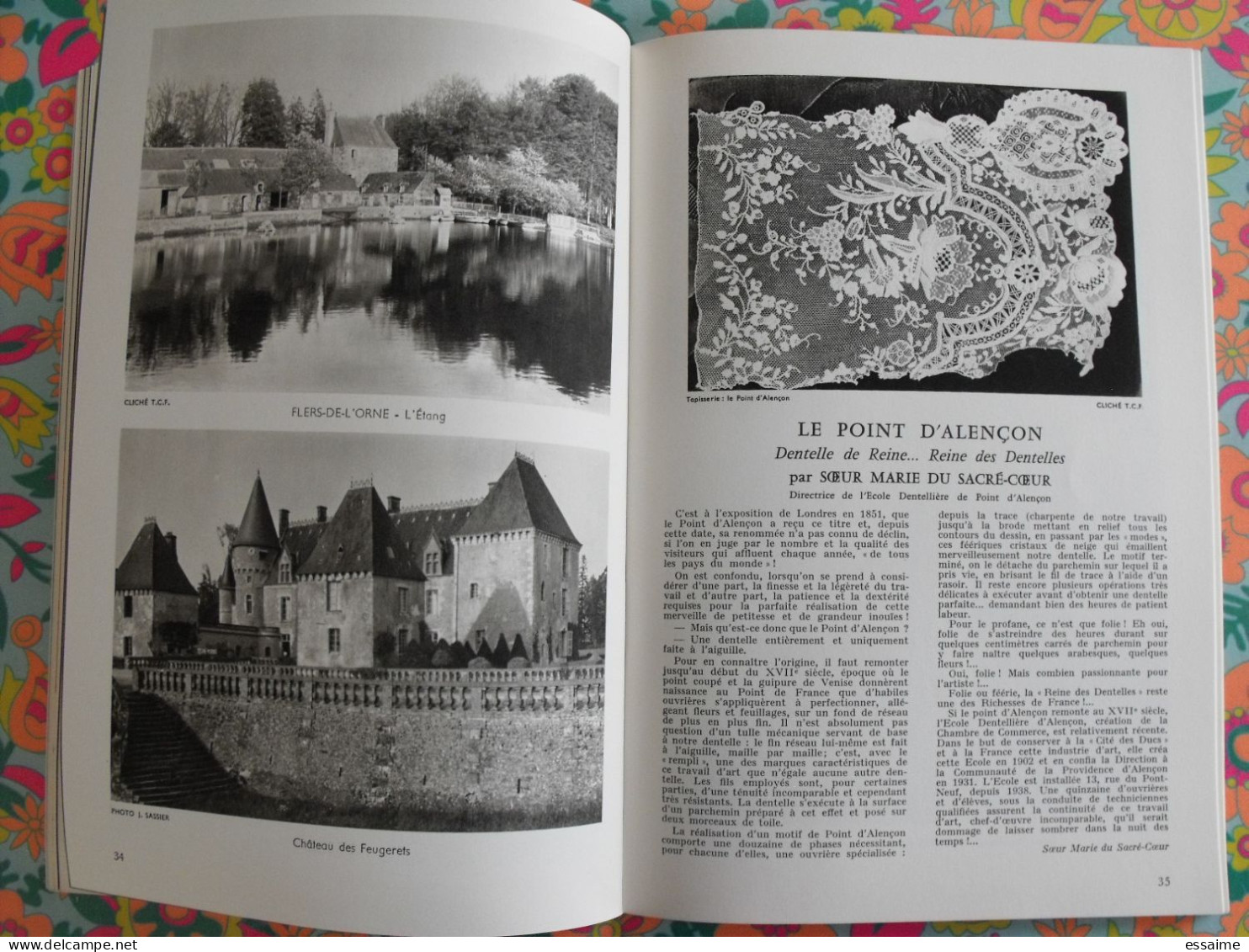 La France à table n° 104. 1963. Orne. Alençon domfront argentan gacé l'aigle bellême mortagne longny sées. gastronomie