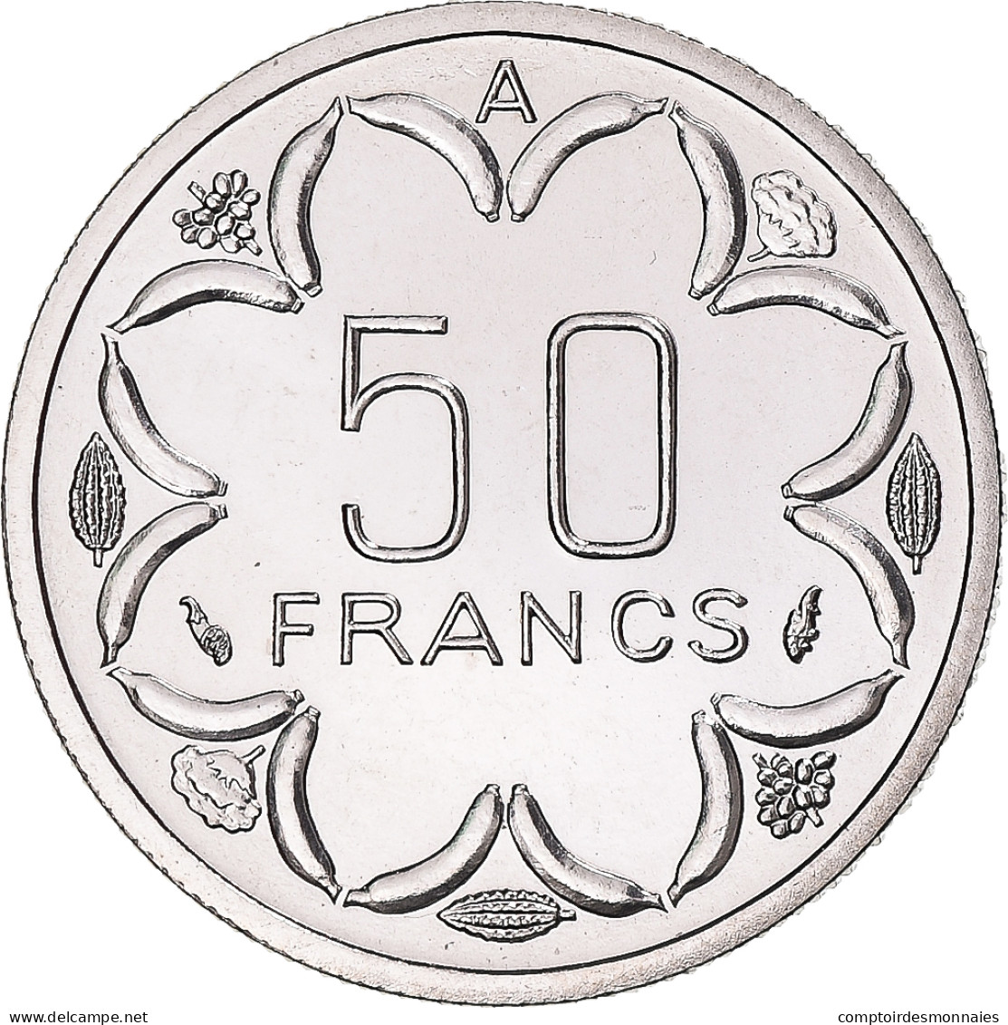 Monnaie, Tchad, 50 Francs, 1976, Monnaie De Paris, ESSAI, FDC, Nickel, KM:11 - Chad