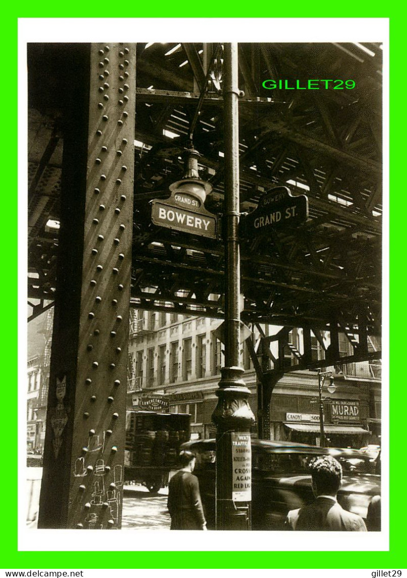 NEW YORK CITY, NY - ELEVATED TRAIN CORNER OF BREWERY AND GRAND ST., 1932 - LEO BROOKS - THE METROPOLITAN MUSEUM OF ART - - Musées