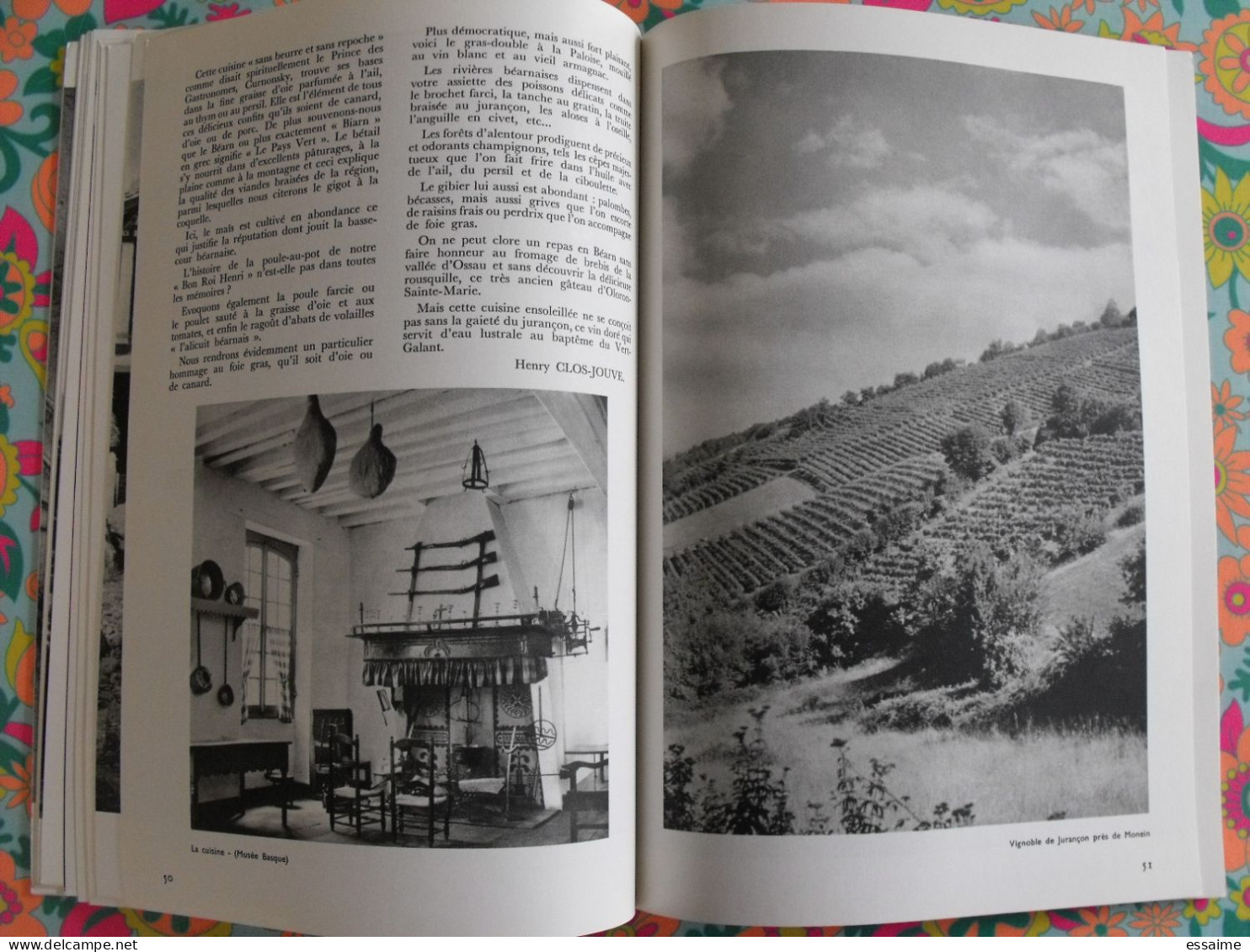 La France à table n° 159. 1972. Pyrénées-atlantiques. pau lescar betharram orthez bidache mauleon bayonne. gastronomie