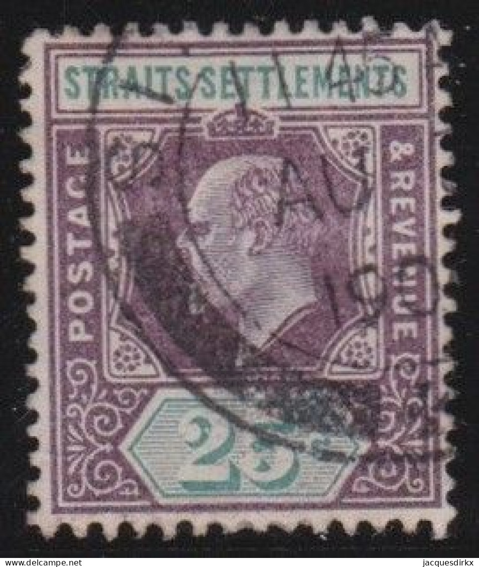 Straits Settlements        .   SG    .   133 (2 Scans)     .     O      .    Cancelled - Straits Settlements