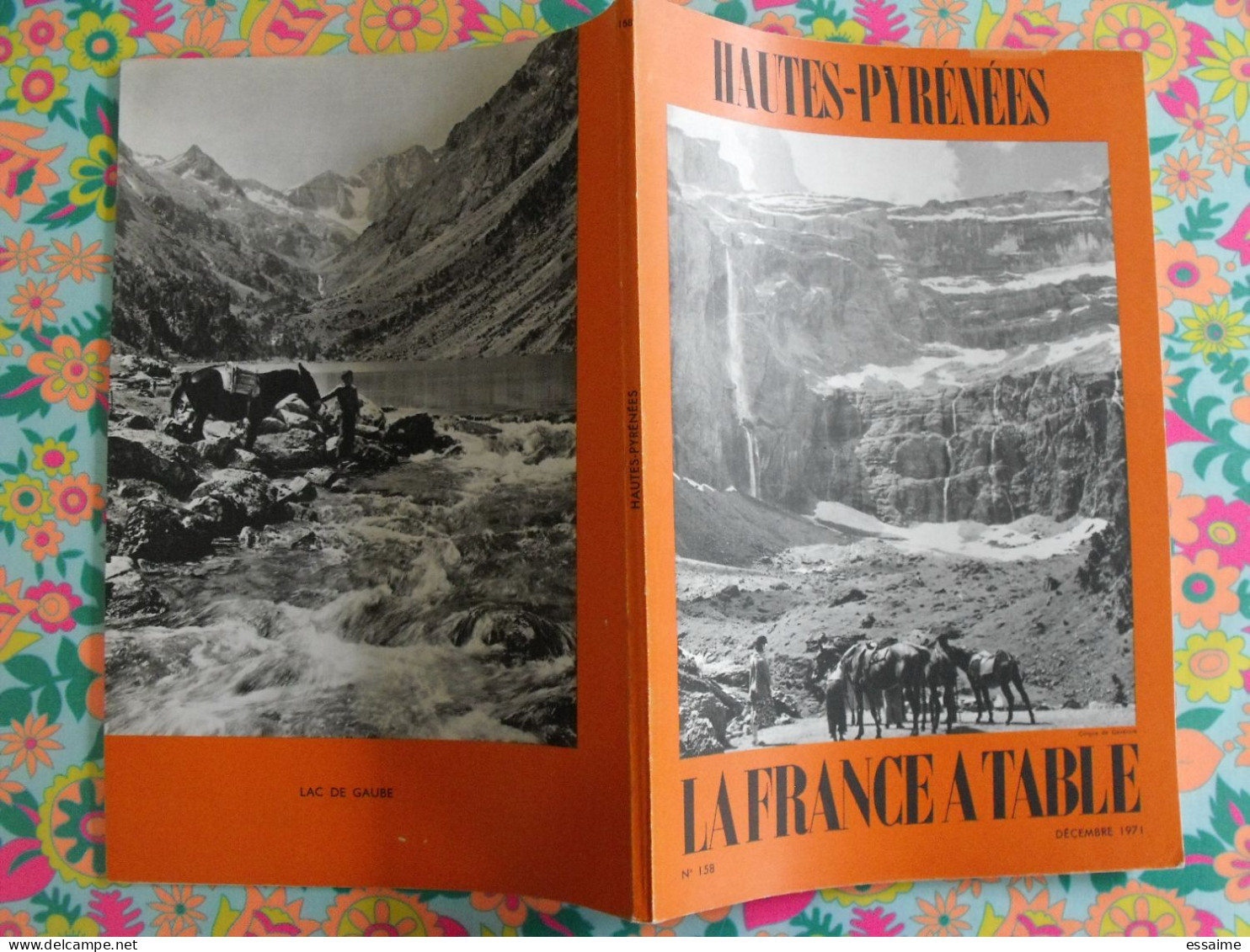 La France à Table N° 158. 1971. Hautes-Pyrénées. Tarbes Lourdes Luz Gavarnie Pic Du Midi Capvern Bagnères. Gastronomie - Tourismus Und Gegenden