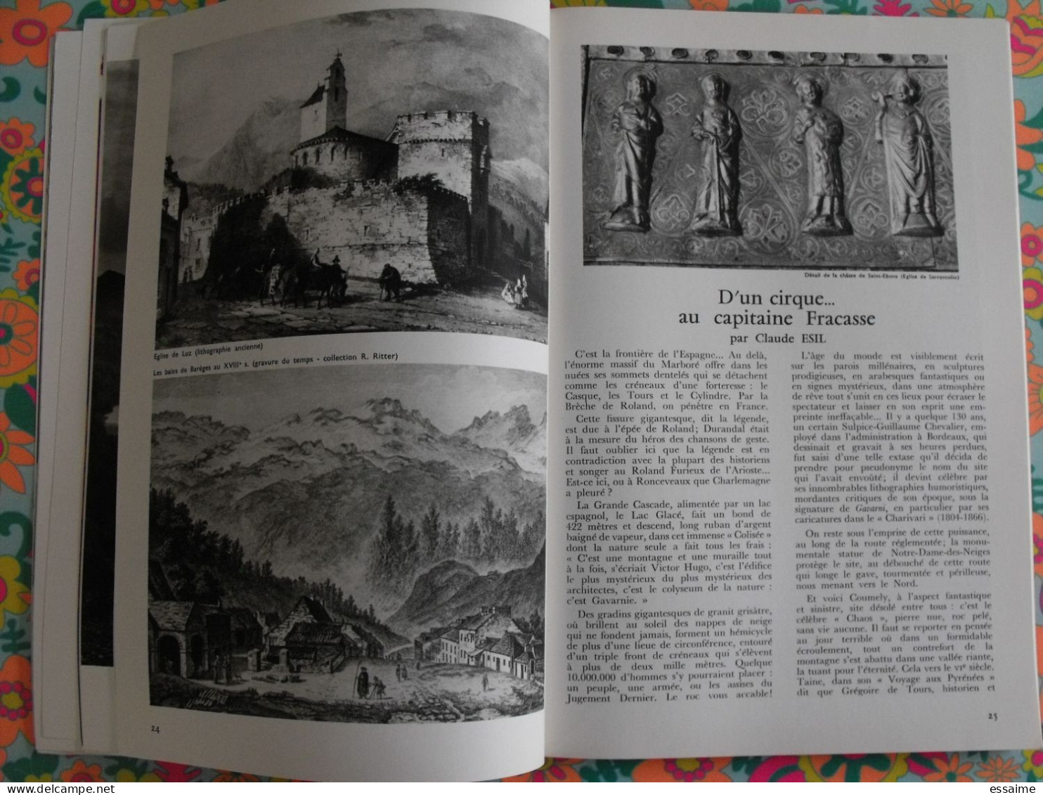 La France à table n° 158. 1971. Hautes-Pyrénées. tarbes lourdes luz gavarnie pic du midi capvern bagnères. gastronomie