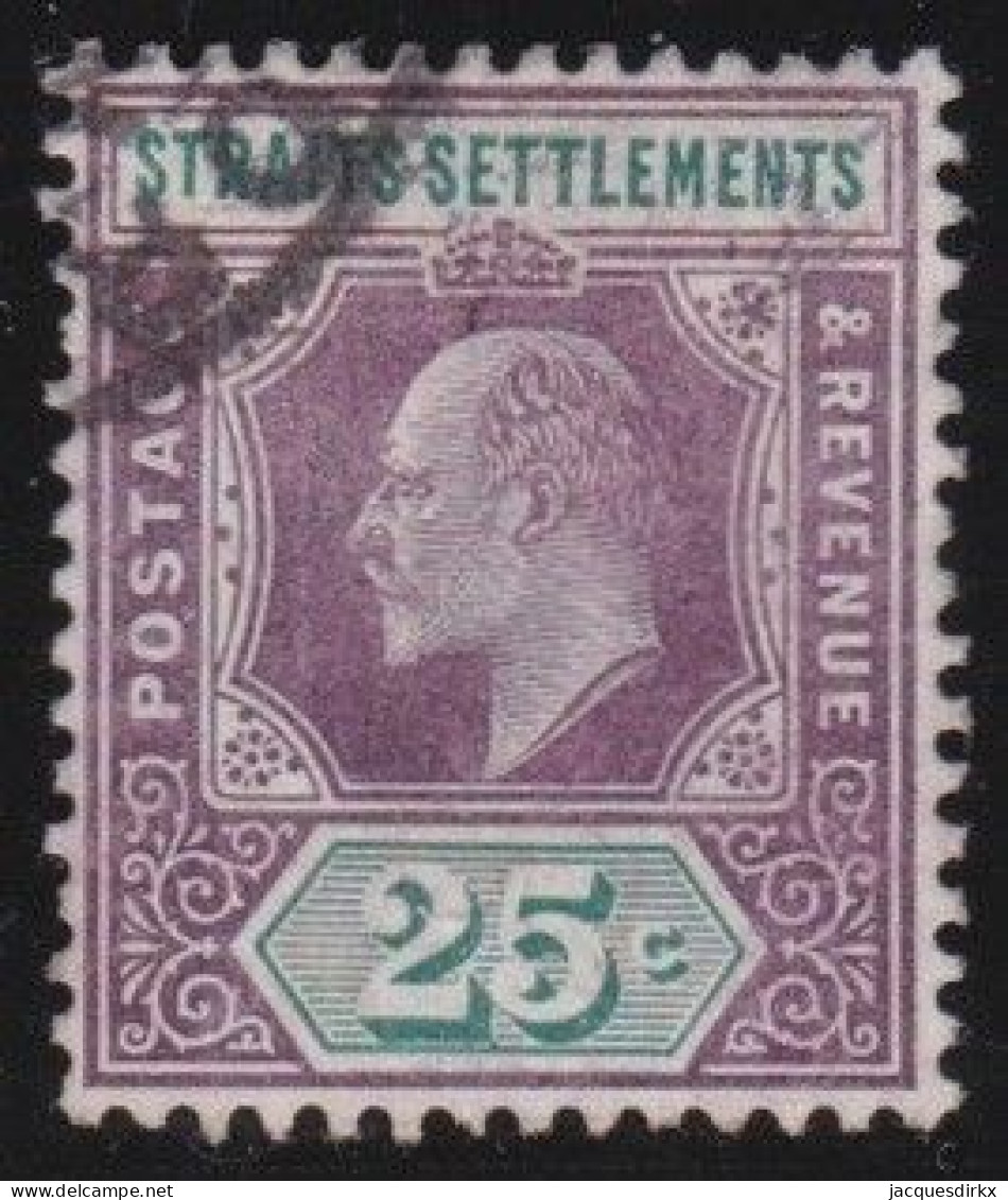 Straits Settlements        .   SG    .   133 (2 Scans)     .     O      .    Cancelled - Straits Settlements