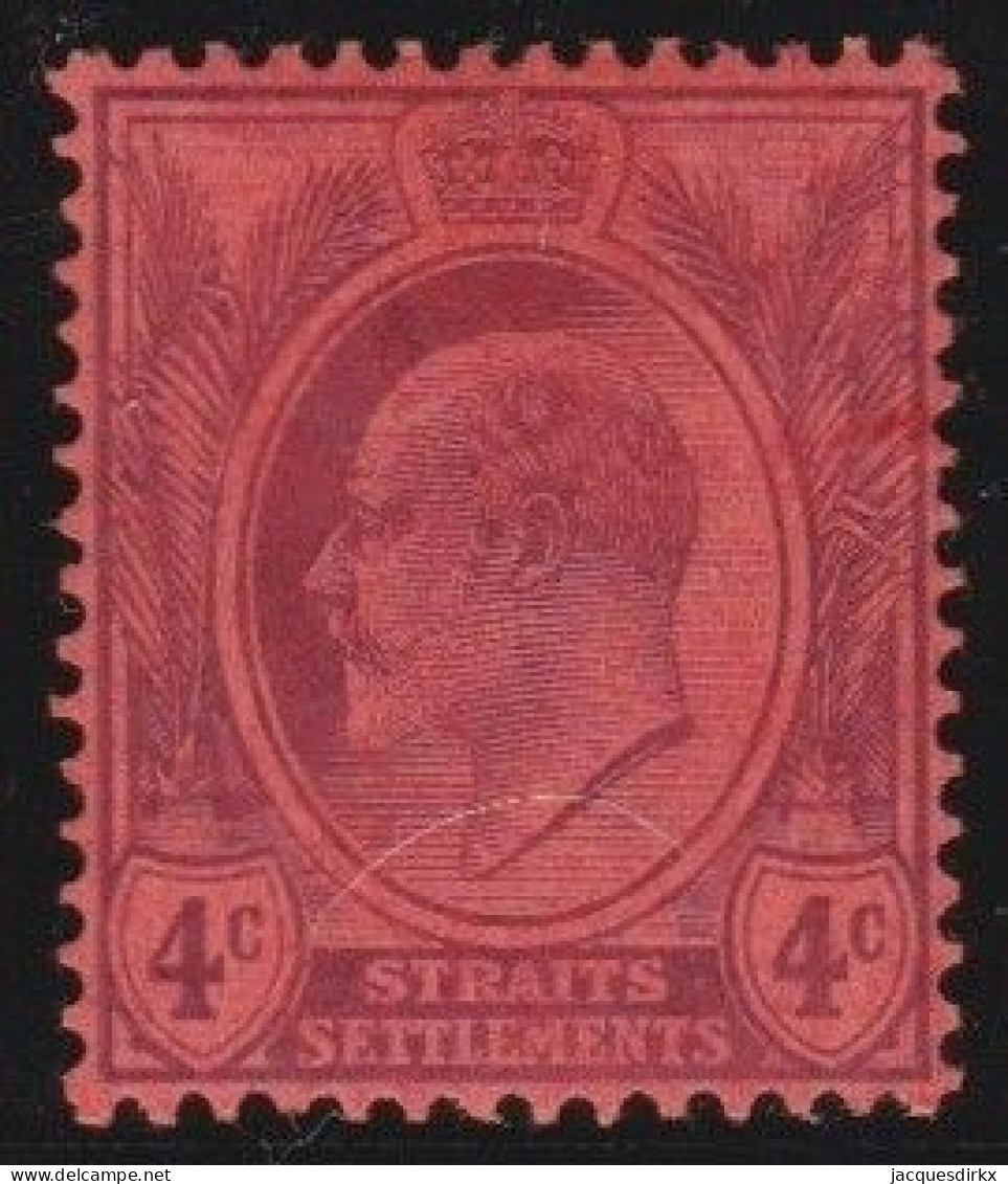 Straits Settlements        .   SG    .   129 A      .     *      .   Mint-hinged - Straits Settlements