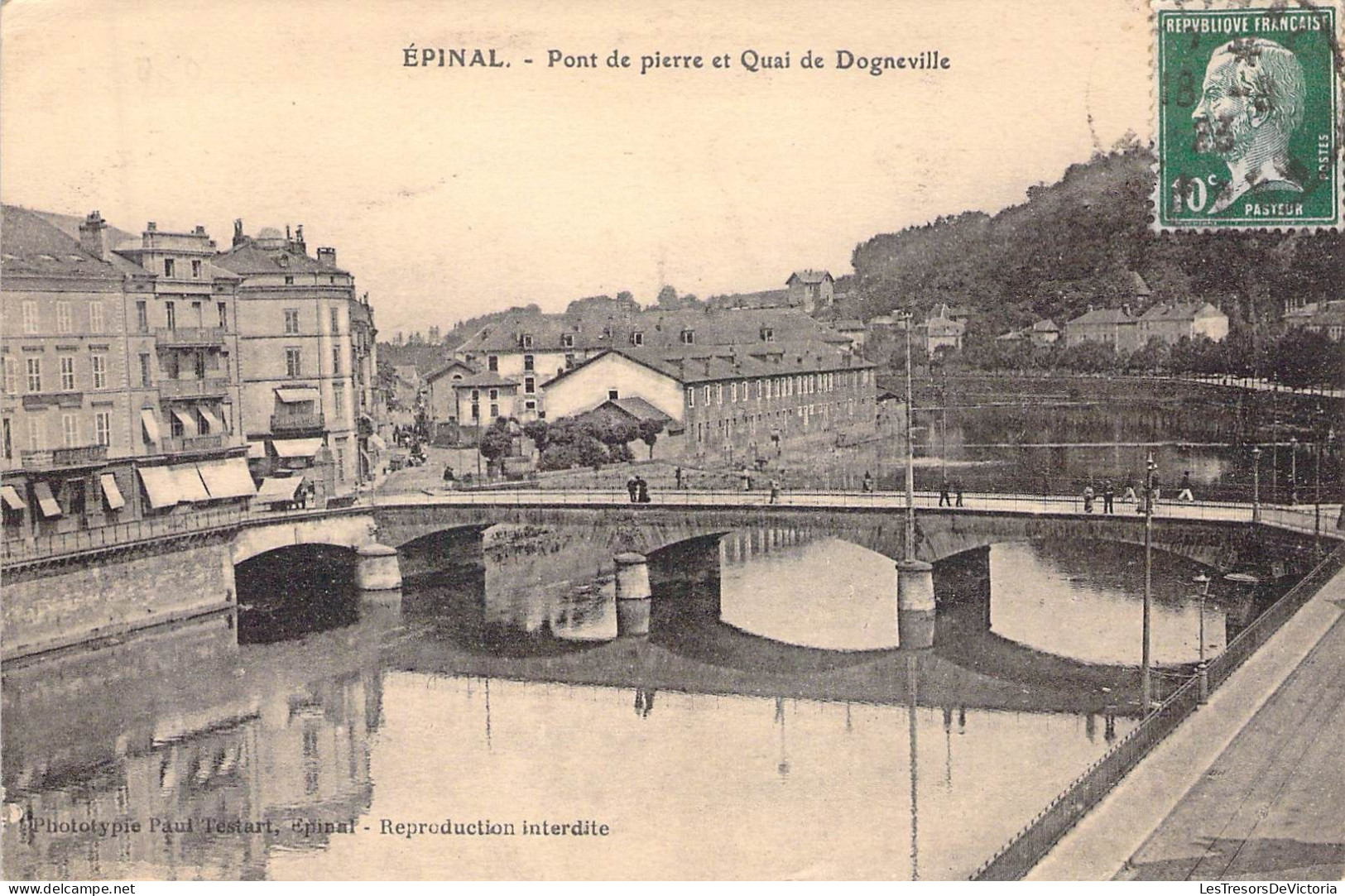 FRANCE - 88 - EPINAL - Pont De Pierre Et Quai De Dogneville - Carte Postale Ancienne - Epinal