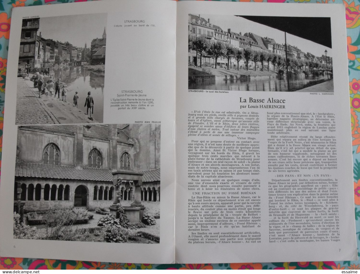 La France à Table N° 119. 1966. Bas-Rhin. Strasbourg Sélestat Dambach Haut-koenigsbourg Obernai Hohwald. Gastronomie - Tourisme & Régions