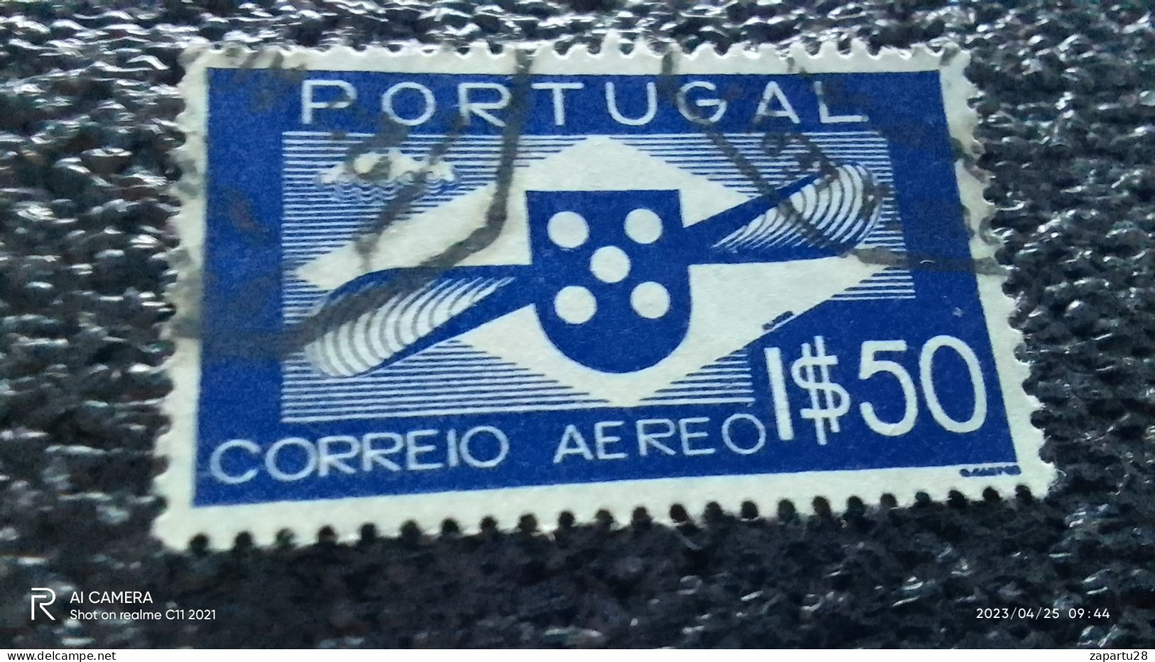 PORTUGAL-1944-       .          1.50ESC         USED - Usati