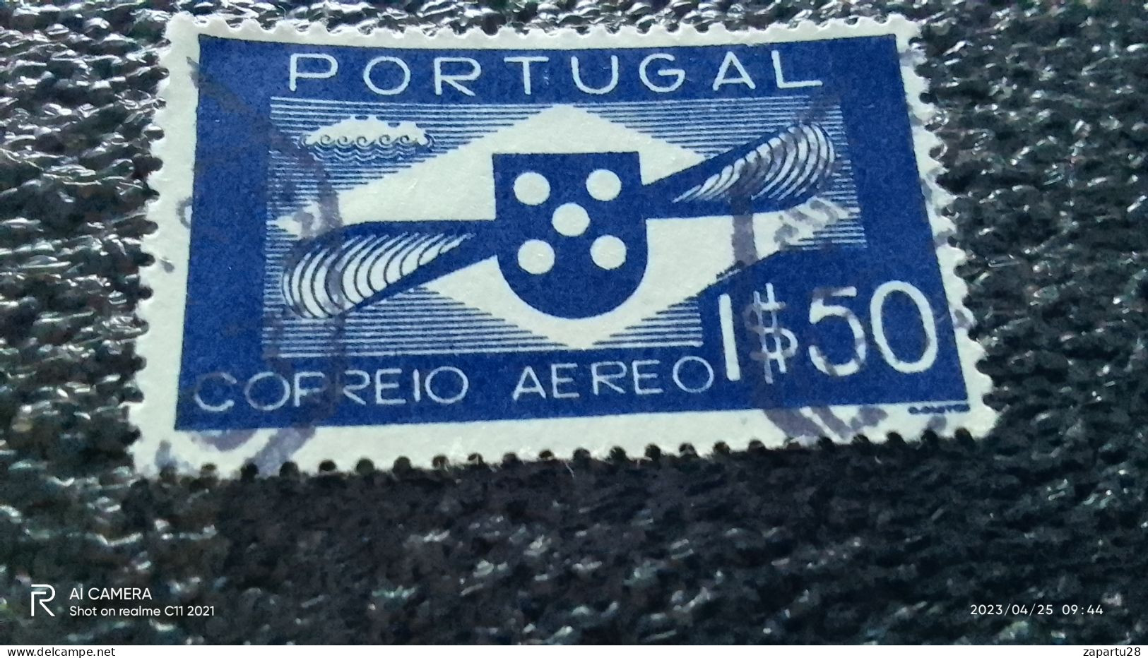 PORTUGAL-1944-       .          1.50ESC         USED - Oblitérés