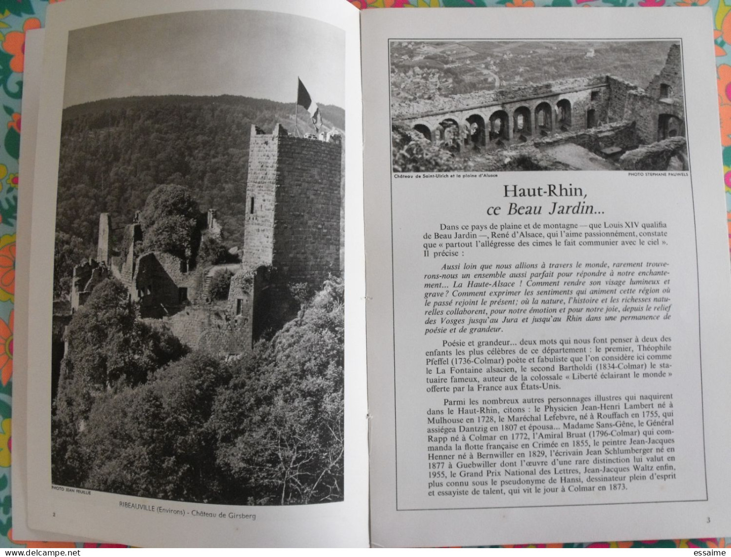 La France à Table N° 119. 1966. Haut-Rhin. Colmar Turkheim Riquewihr Guebwiler Hohroberg Thann Mulhouse. Gastronomie - Turismo E Regioni