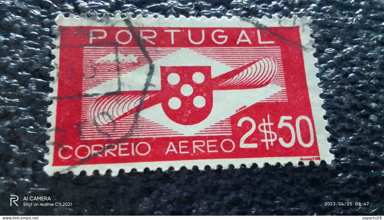 PORTUGAL-1944-       .          2.50ESC         USED - Gebraucht