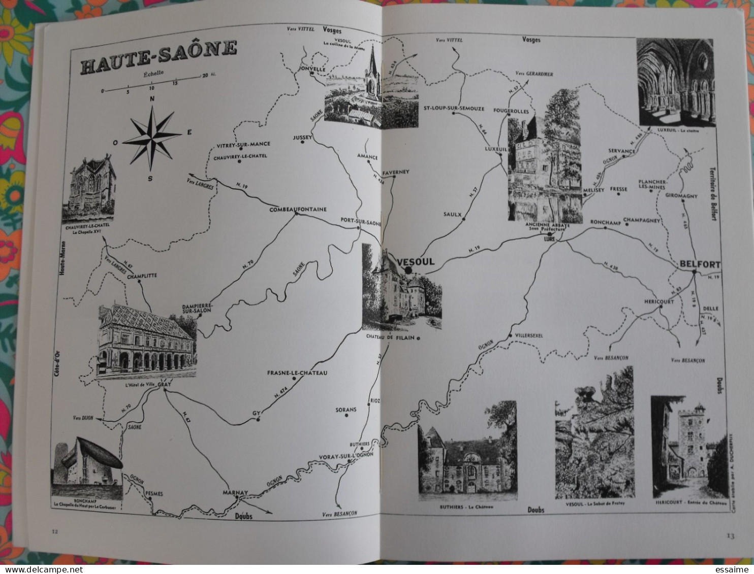 La France à table n° 126. 1967. Haute-Saône. vesoul pesmes gray belfort melisey luxeuil jussey giromagny. gastronomie