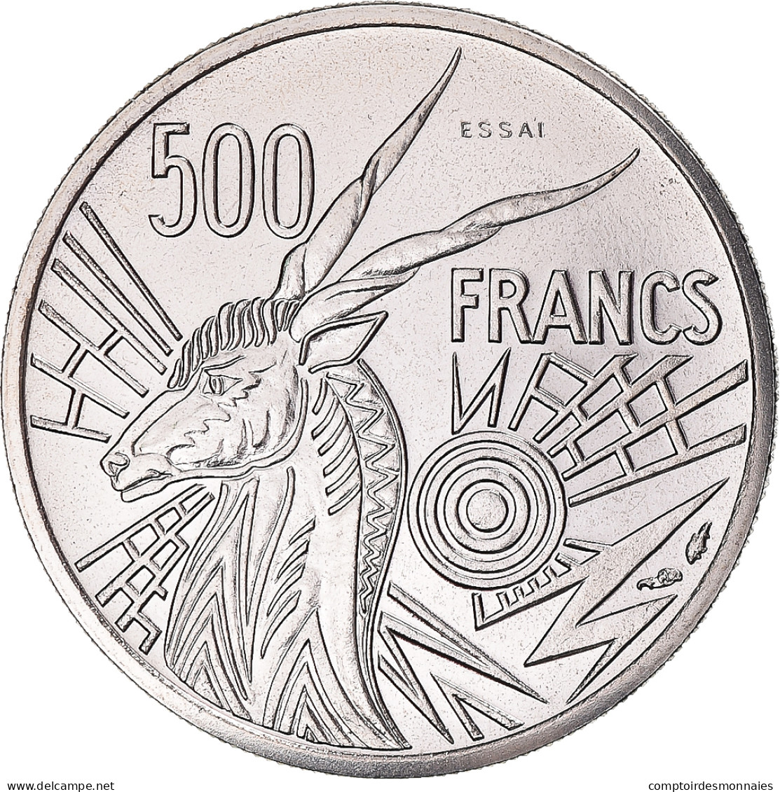 Monnaie, Afrique Centrale, 500 Francs, 1976, Monnaie De Paris, ESSAI, FDC - Centraal-Afrikaanse Republiek