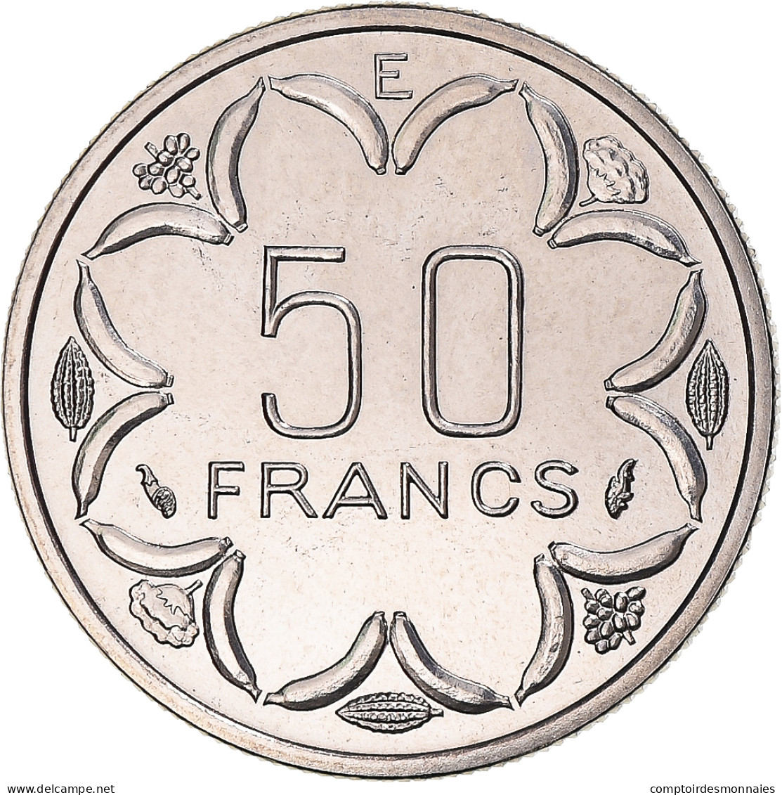 Monnaie, Gabon, 50 Francs, 1976, Monnaie De Paris, ESSAI, FDC, Nickel, KM:11 - Gabon