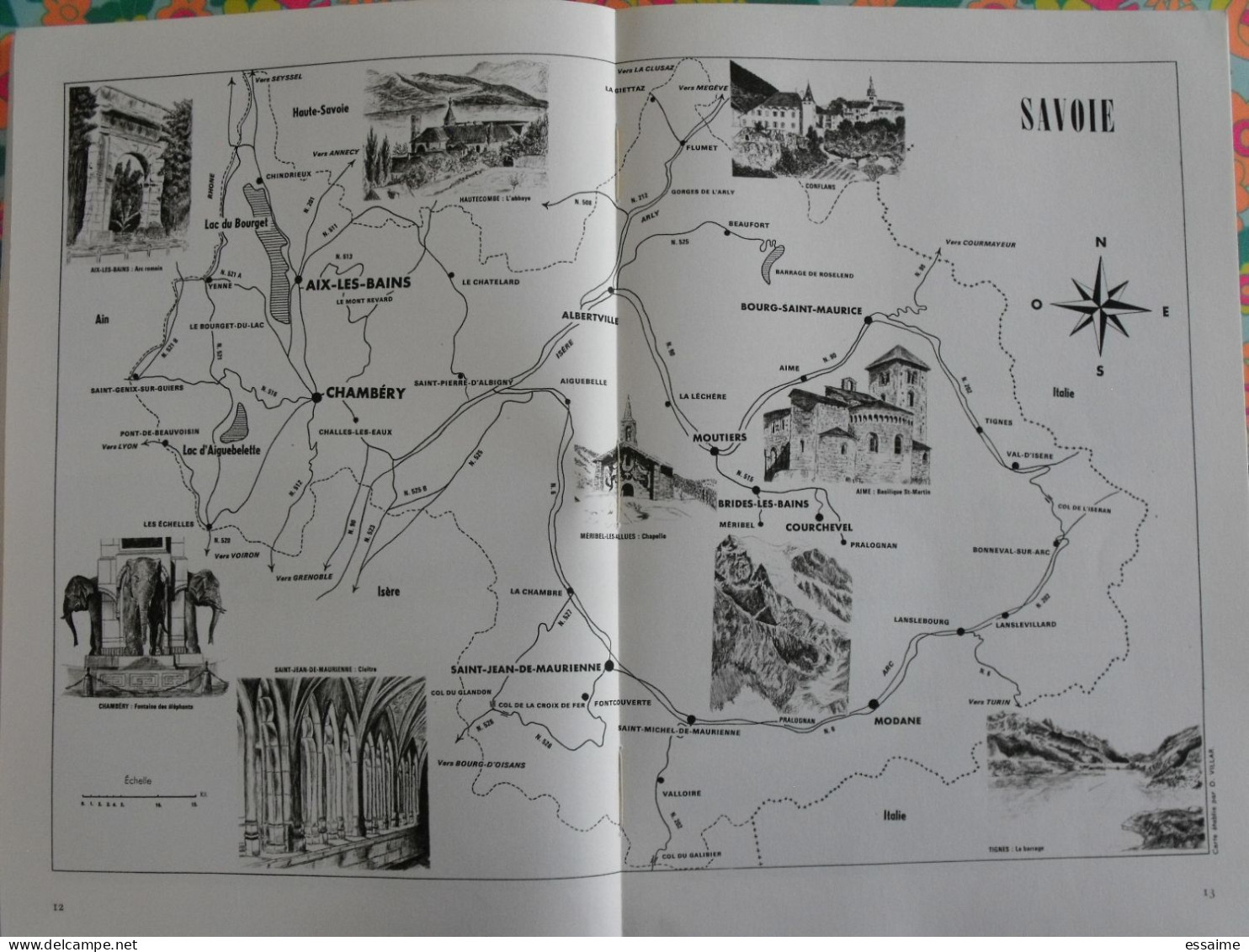 La France à table n° 132. 1968. Savoie. chambéry aix-les-bains beaufort arly aime modane bonneval chatelard. gastronomie