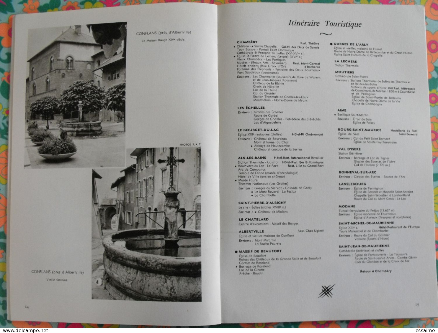 La France à table n° 132. 1968. Savoie. chambéry aix-les-bains beaufort arly aime modane bonneval chatelard. gastronomie
