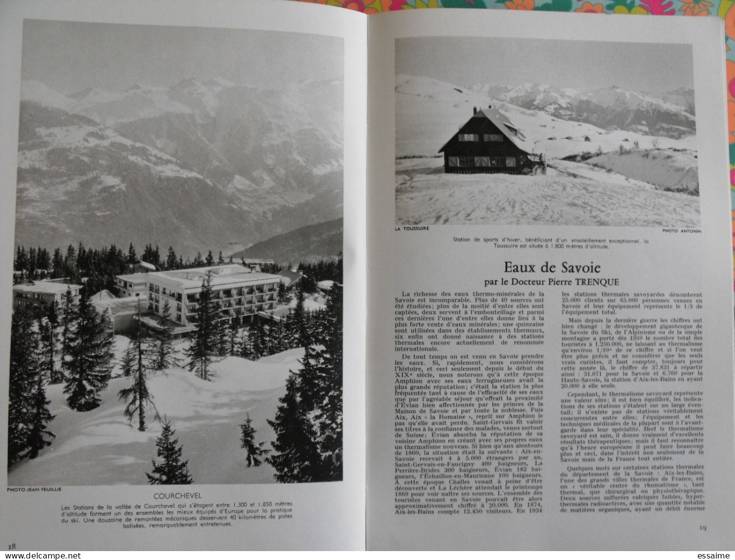 La France à table n° 132. 1968. Savoie. chambéry aix-les-bains beaufort arly aime modane bonneval chatelard. gastronomie