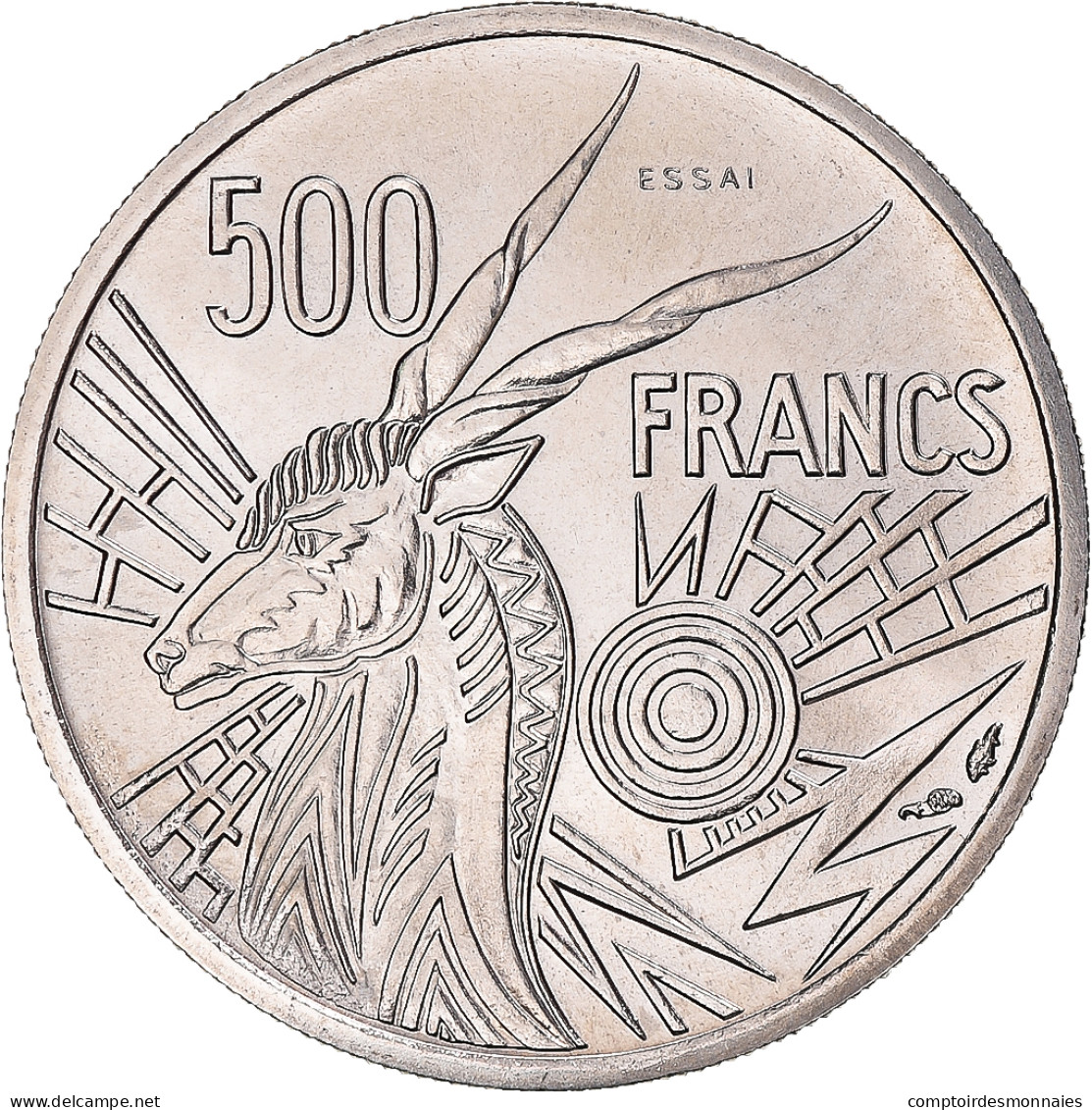 Monnaie, Congo, 500 Francs, 1967, Monnaie De Paris, ESSAI, FDC, Nickel, KM:E9 - Congo (Rép. Démocratique, 1964-70)