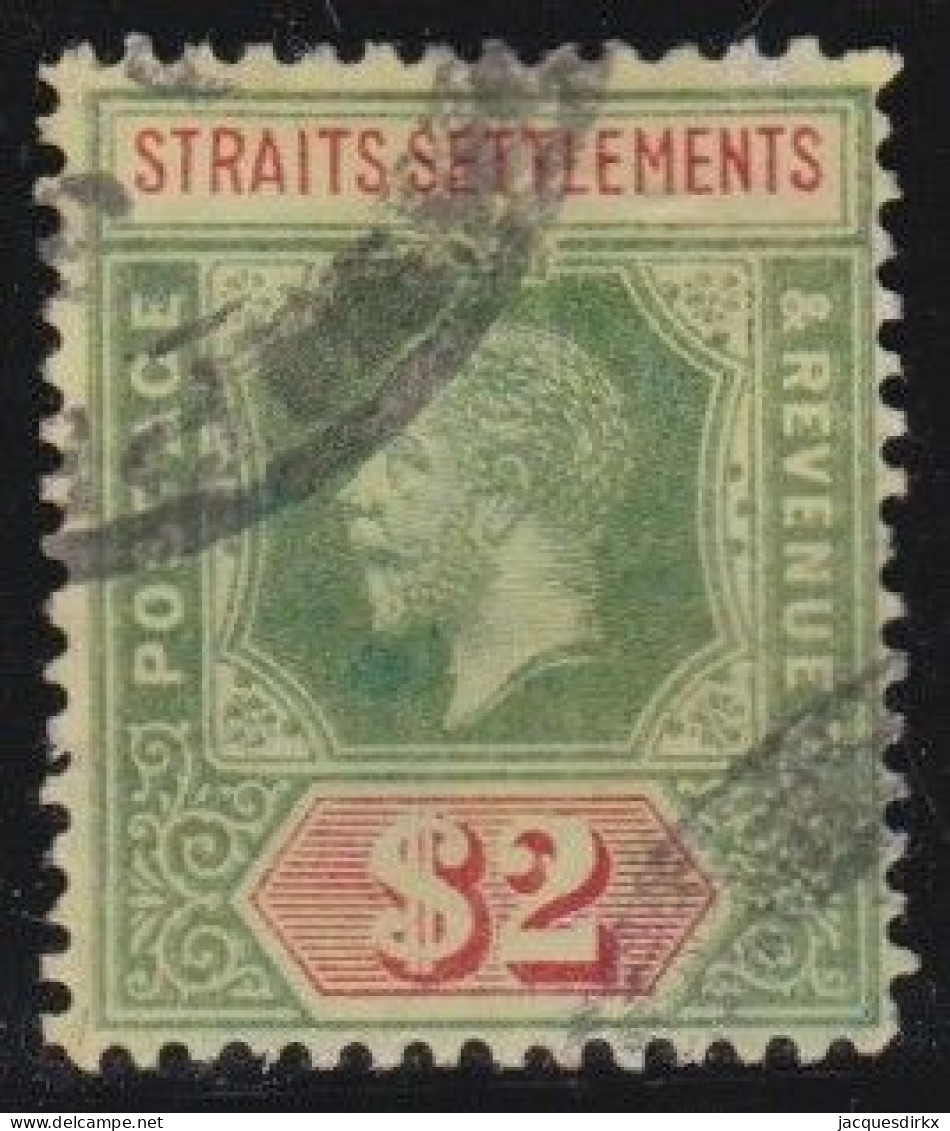 Straits Settlements        .   SG    .   211 A  (2 Scans)     .     O      .    Cancelled - Straits Settlements