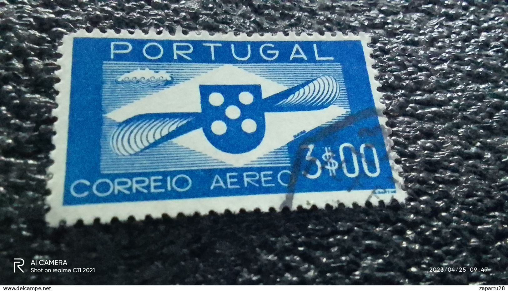 PORTUGAL-1944-       .          3.00ESC         USED - Oblitérés