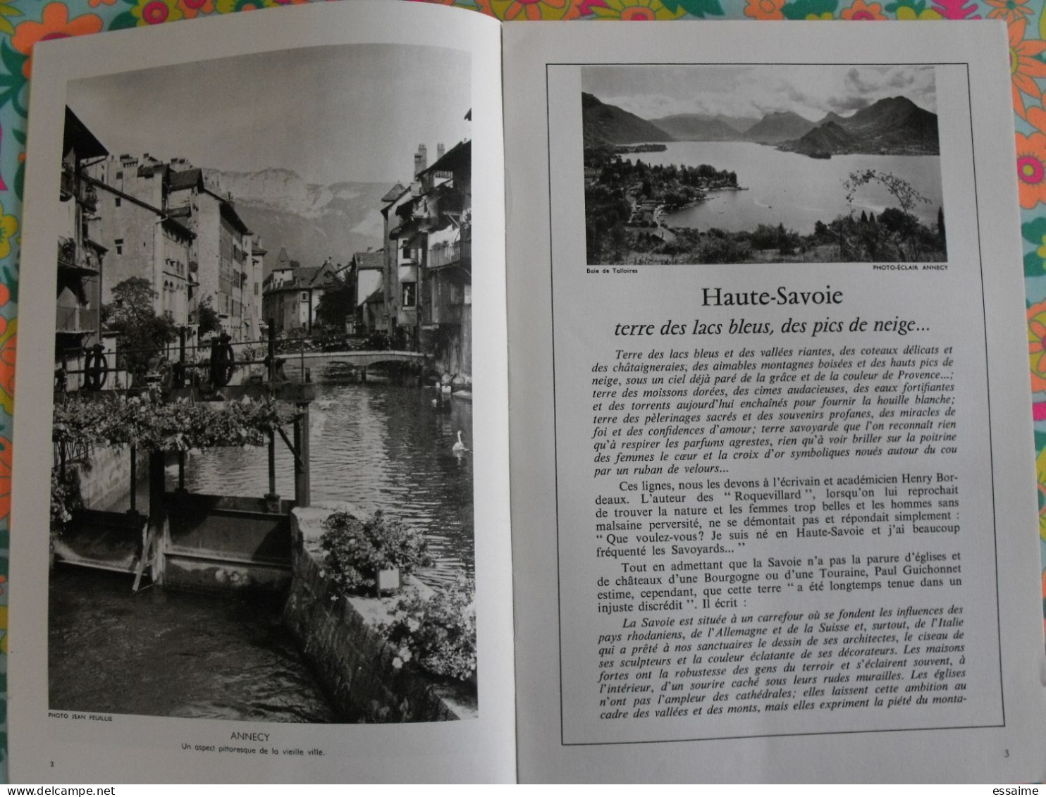 La France à Table N° 133. 1968. Haute-Savoie. Yvoire Thonon évian Dranse Chamonix Houches Argentière Megève. Gastronomie - Toerisme En Regio's