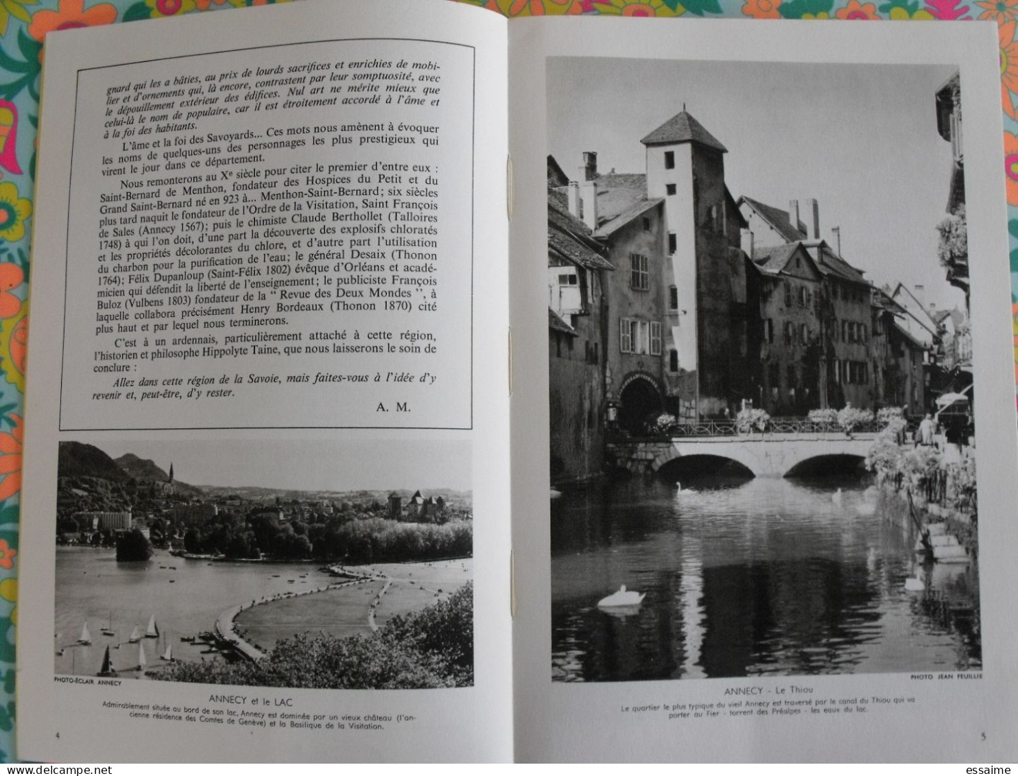 La France à Table N° 133. 1968. Haute-Savoie. Yvoire Thonon évian Dranse Chamonix Houches Argentière Megève. Gastronomie - Turismo E Regioni