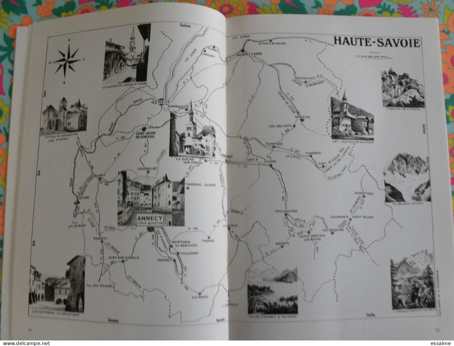 La France à table n° 133. 1968. Haute-Savoie. yvoire thonon évian dranse chamonix houches argentière megève. gastronomie