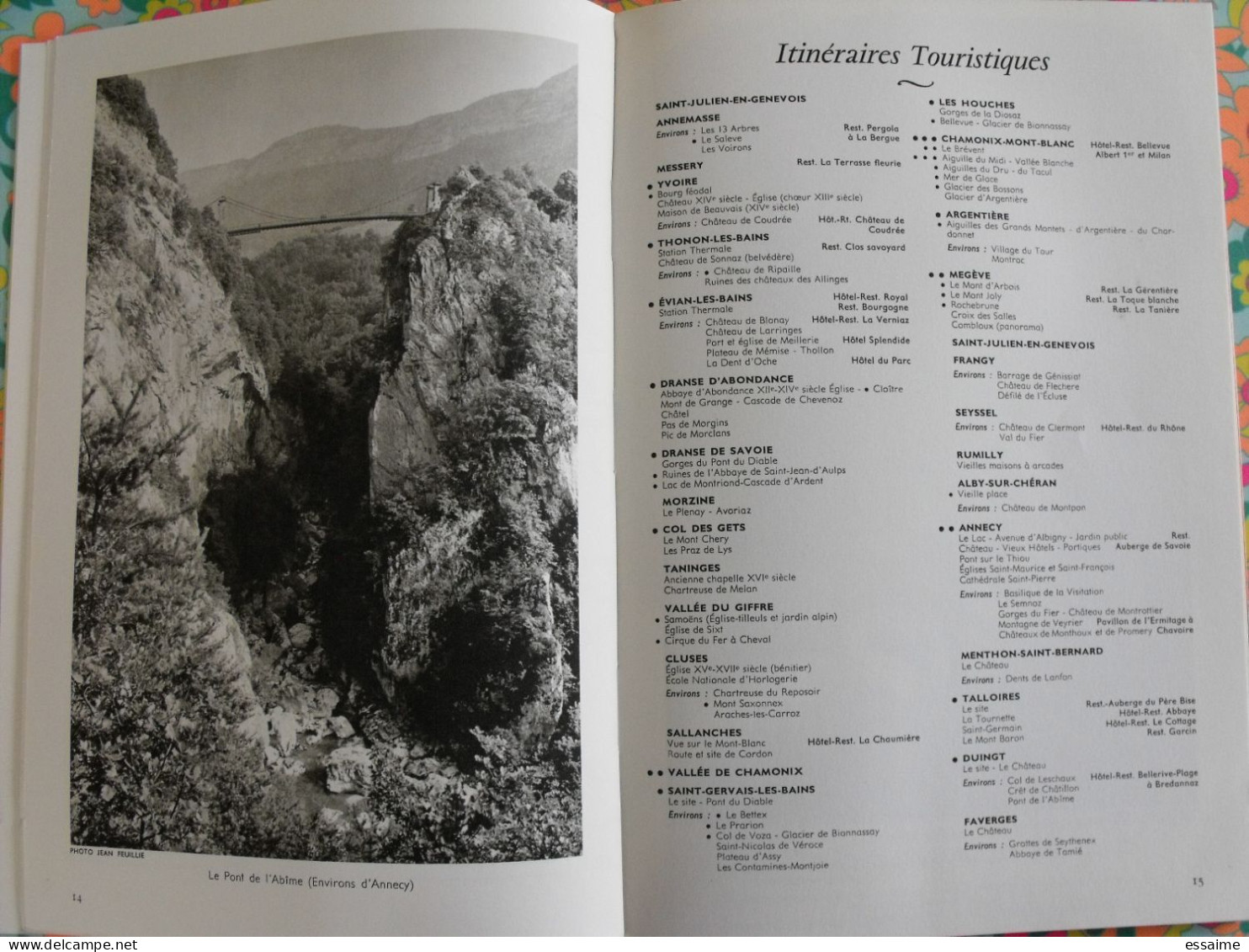 La France à table n° 133. 1968. Haute-Savoie. yvoire thonon évian dranse chamonix houches argentière megève. gastronomie