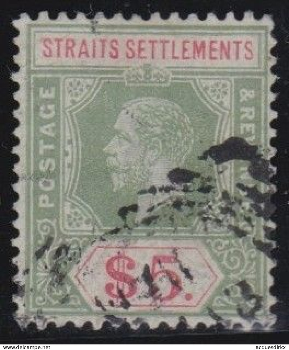 Straits Settlements        .   SG    .   212 A  (2 Scans)     .     O      .    Cancelled - Straits Settlements
